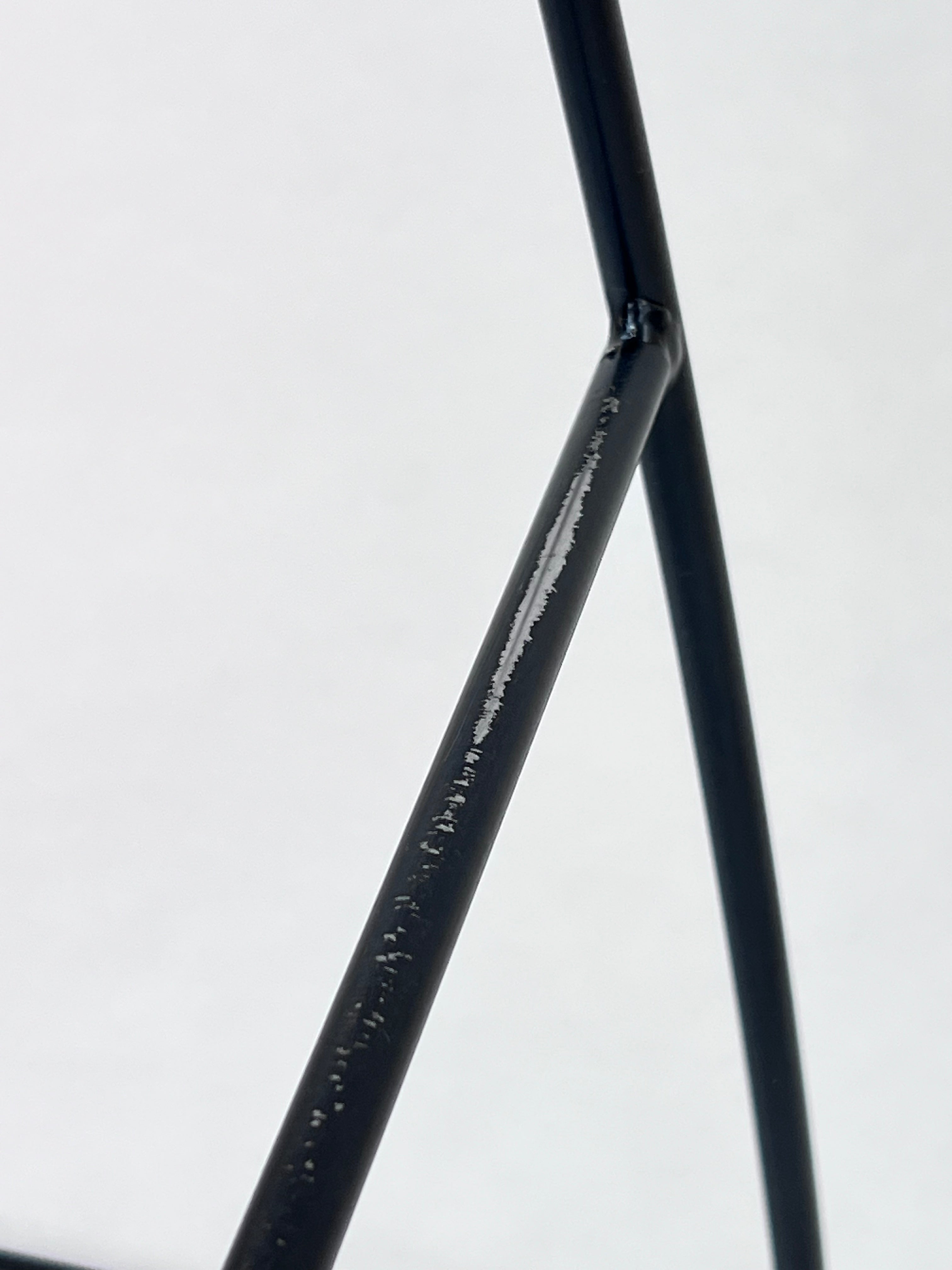 GUBI | 3D Barstol - Sledge Base Hvid/Sort ben