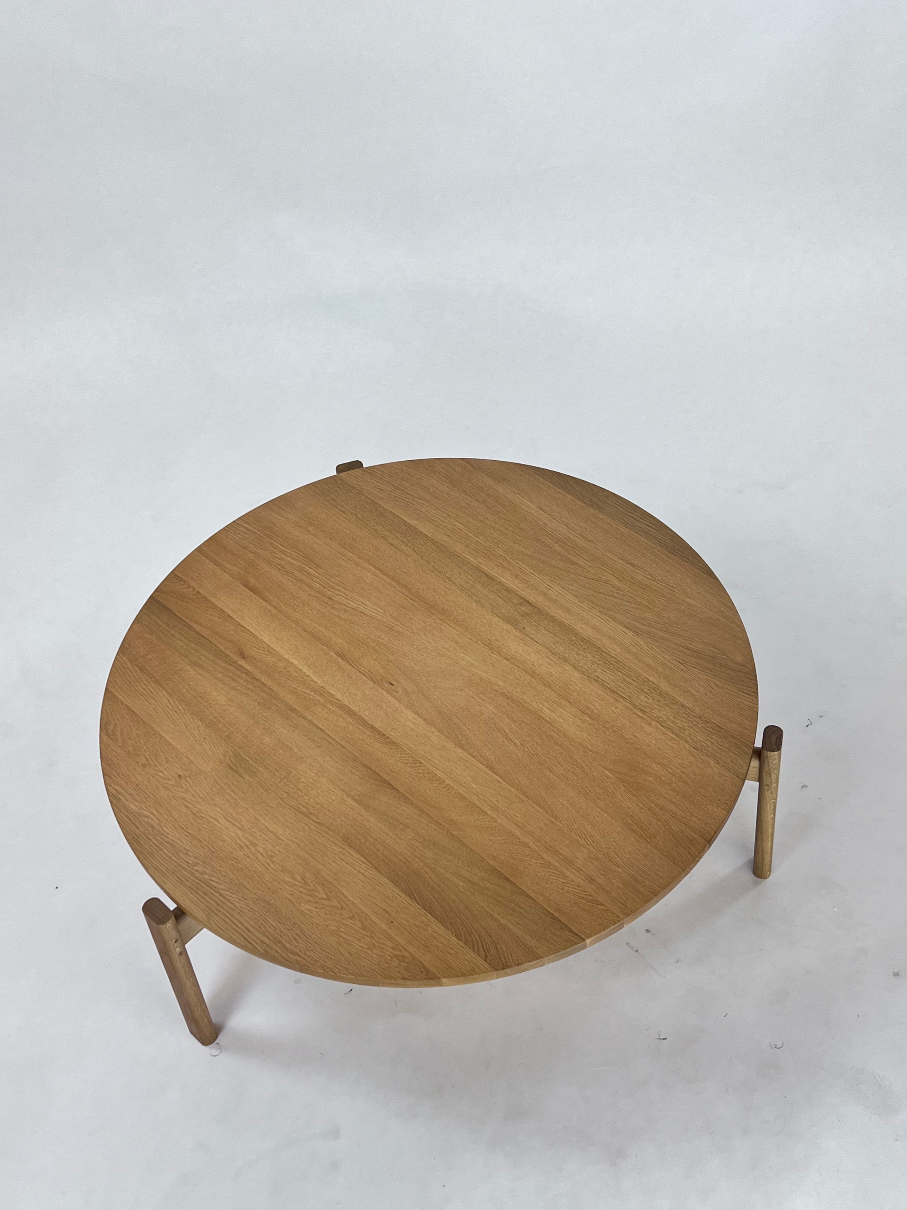 Audo Copenhagen Passage Sofabord Natural Oak Ø 90