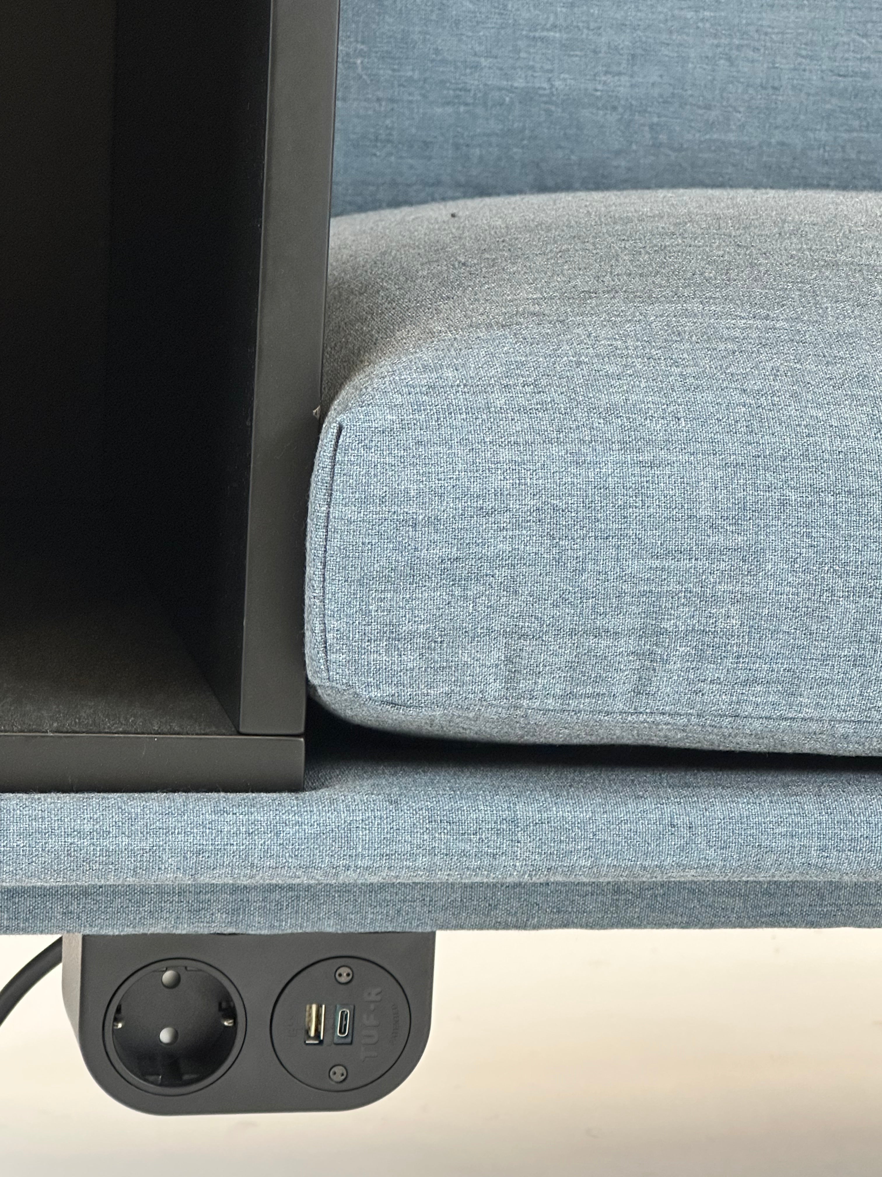 Muuto Outline Highback Work 100 Sofa (Blå)