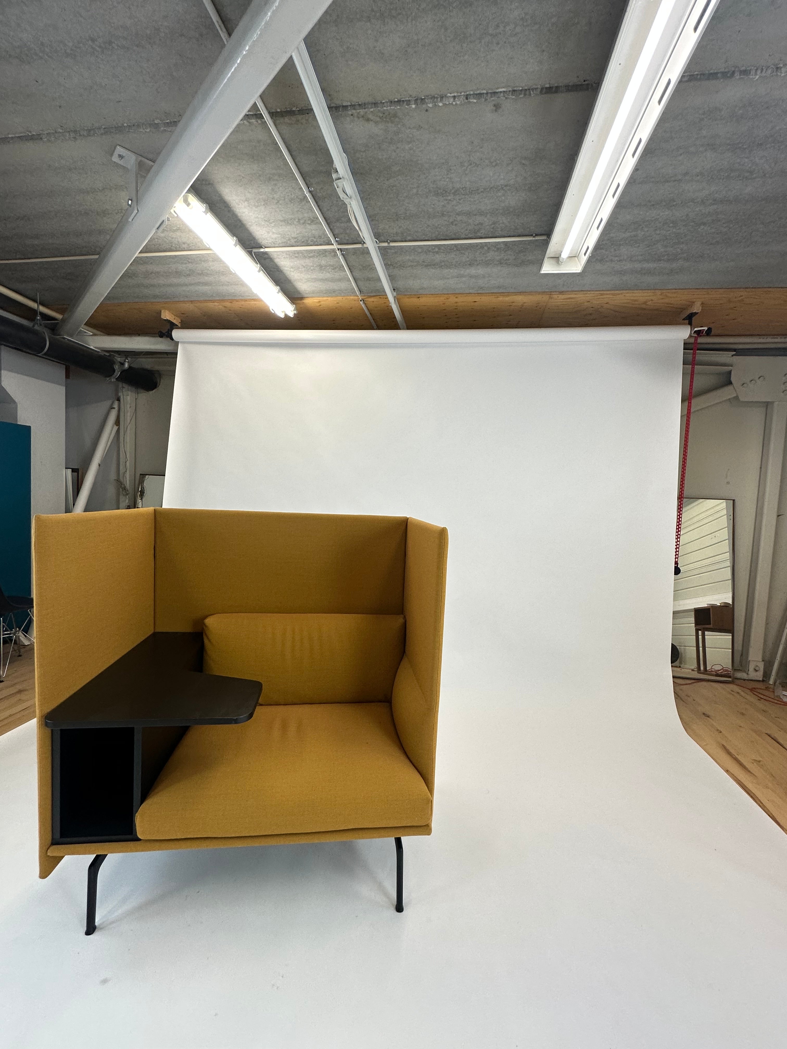 Muuto Outline Highback Work 100 Sofa (Mustard)