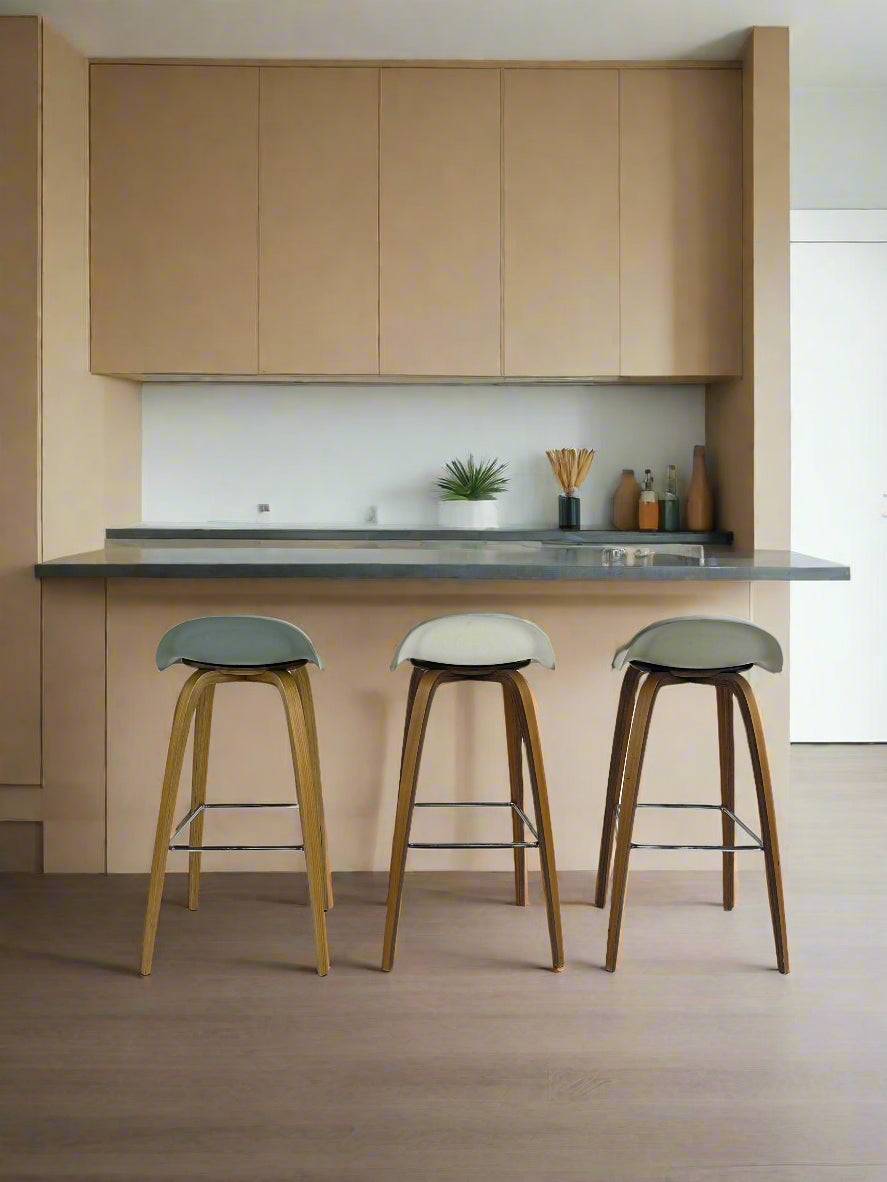 GUBI | 3D Bar Stool (Lysegrå)