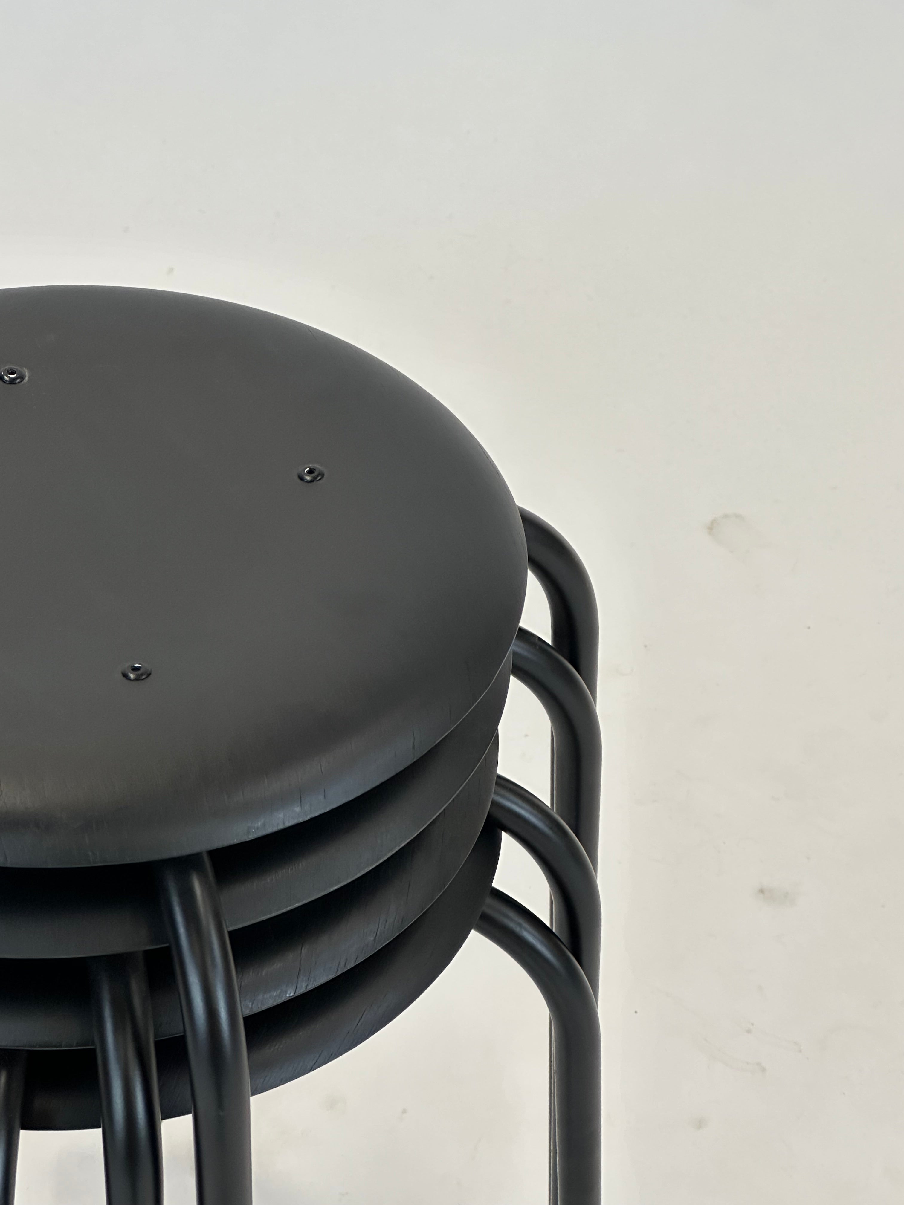 Labofa | Sæt af 4 Heritage 13.1 Stool Black Oak