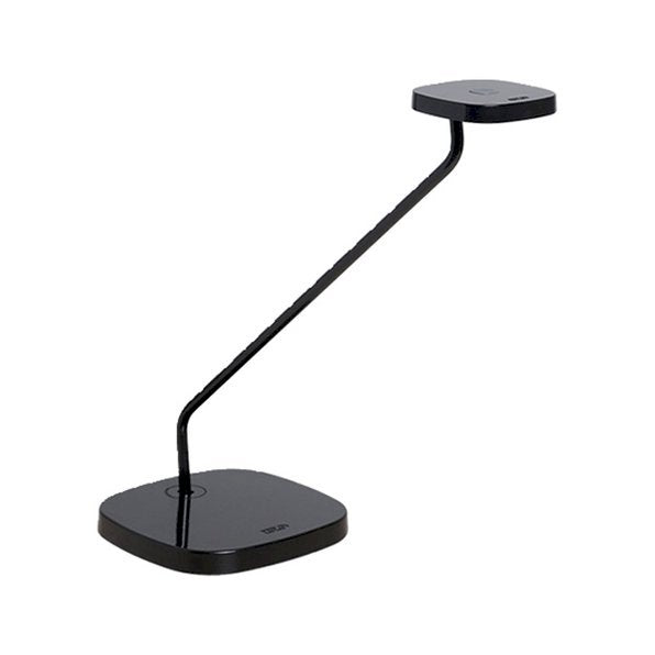 Luxo Trace bordlampe med USB lader i sort - Fabriksny