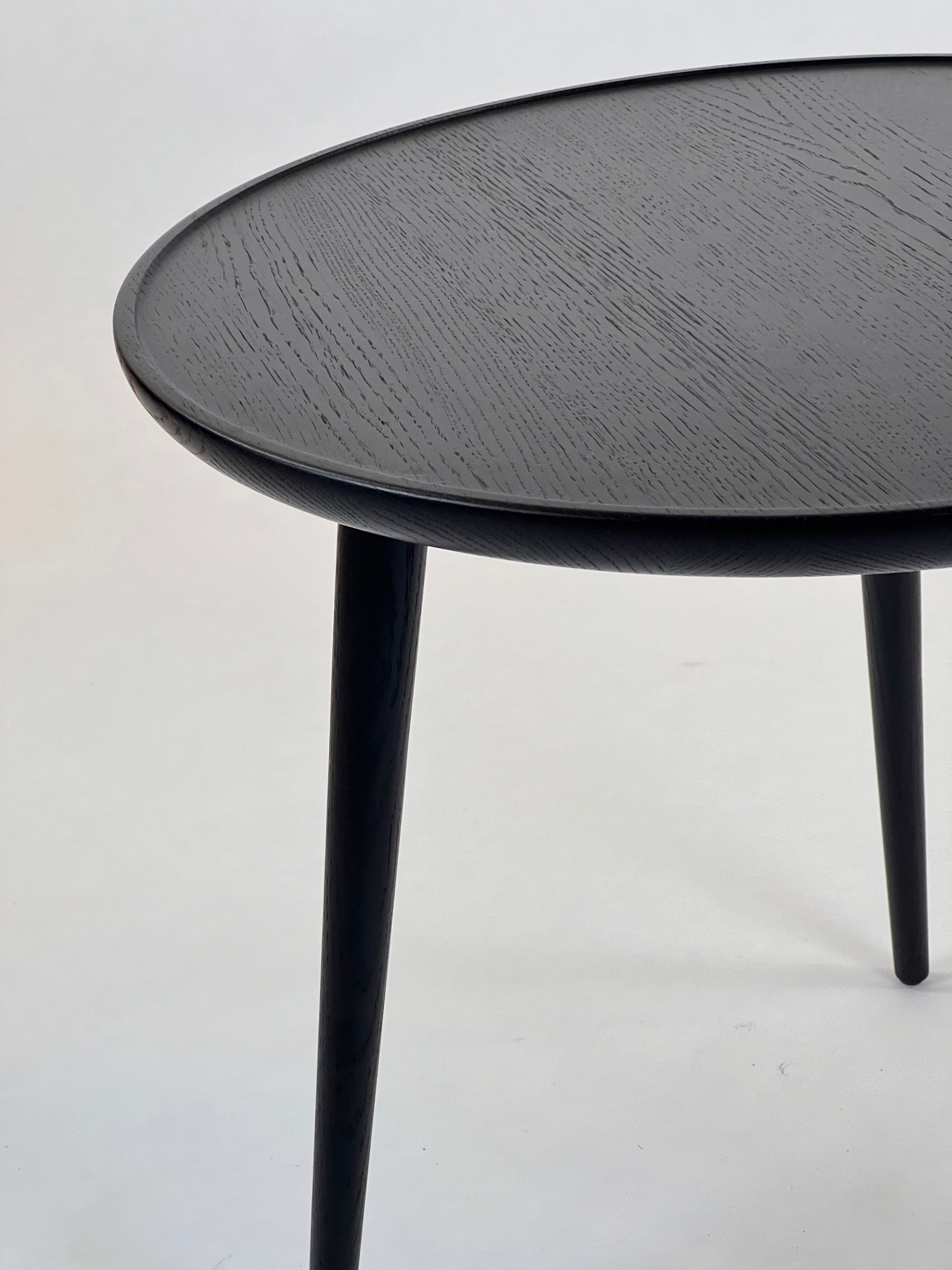 Mater Accent Sofabord Sirka Sort Eg Stor Ø60