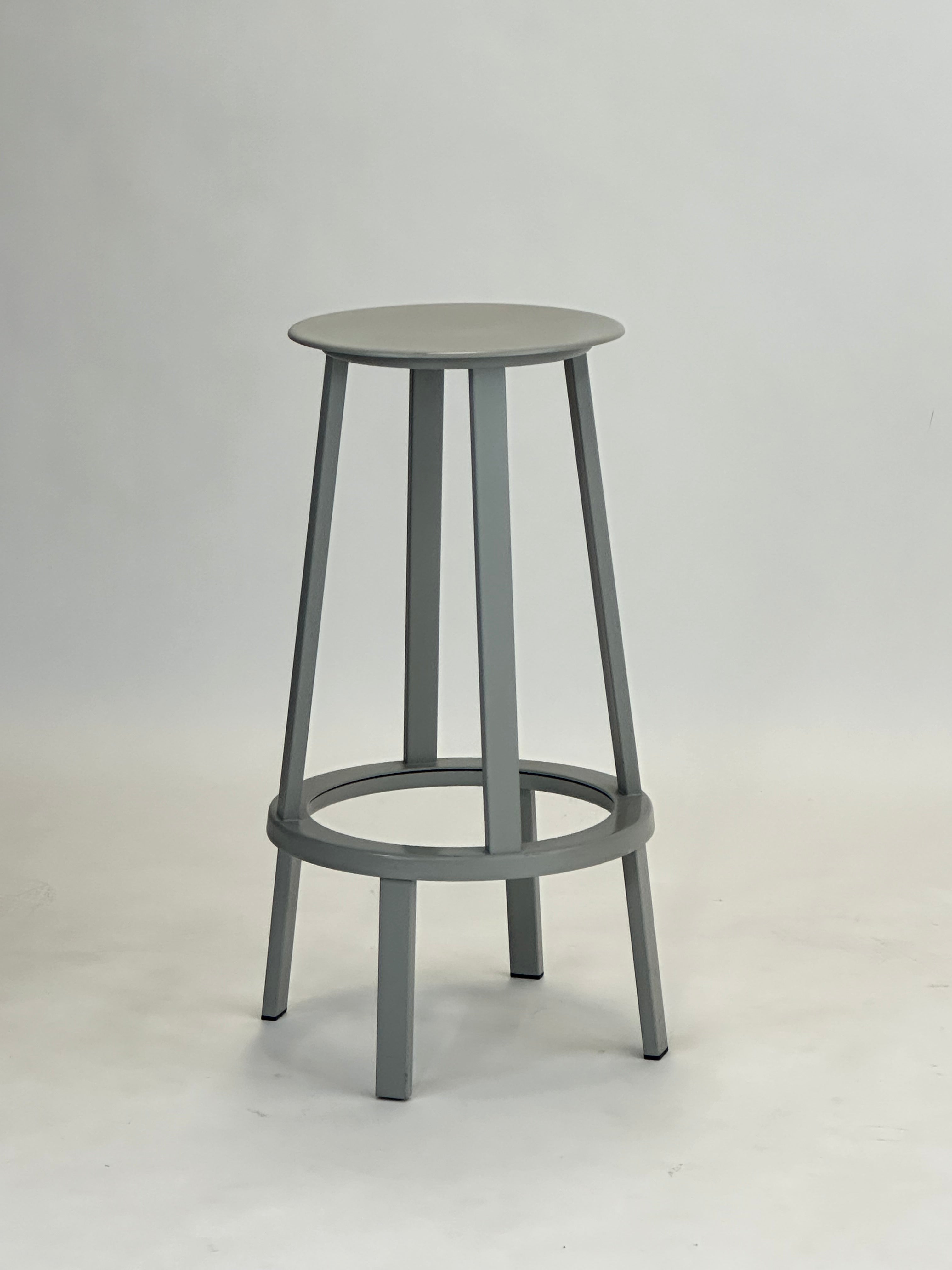 HAY Revolver Barstol (Grå/Høj)