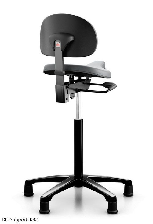 RH Support 4501 Sadelstol - Fabriksny