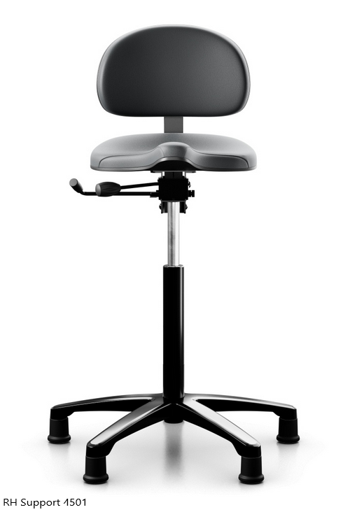 RH Support 4501 Sadelstol - Fabriksny