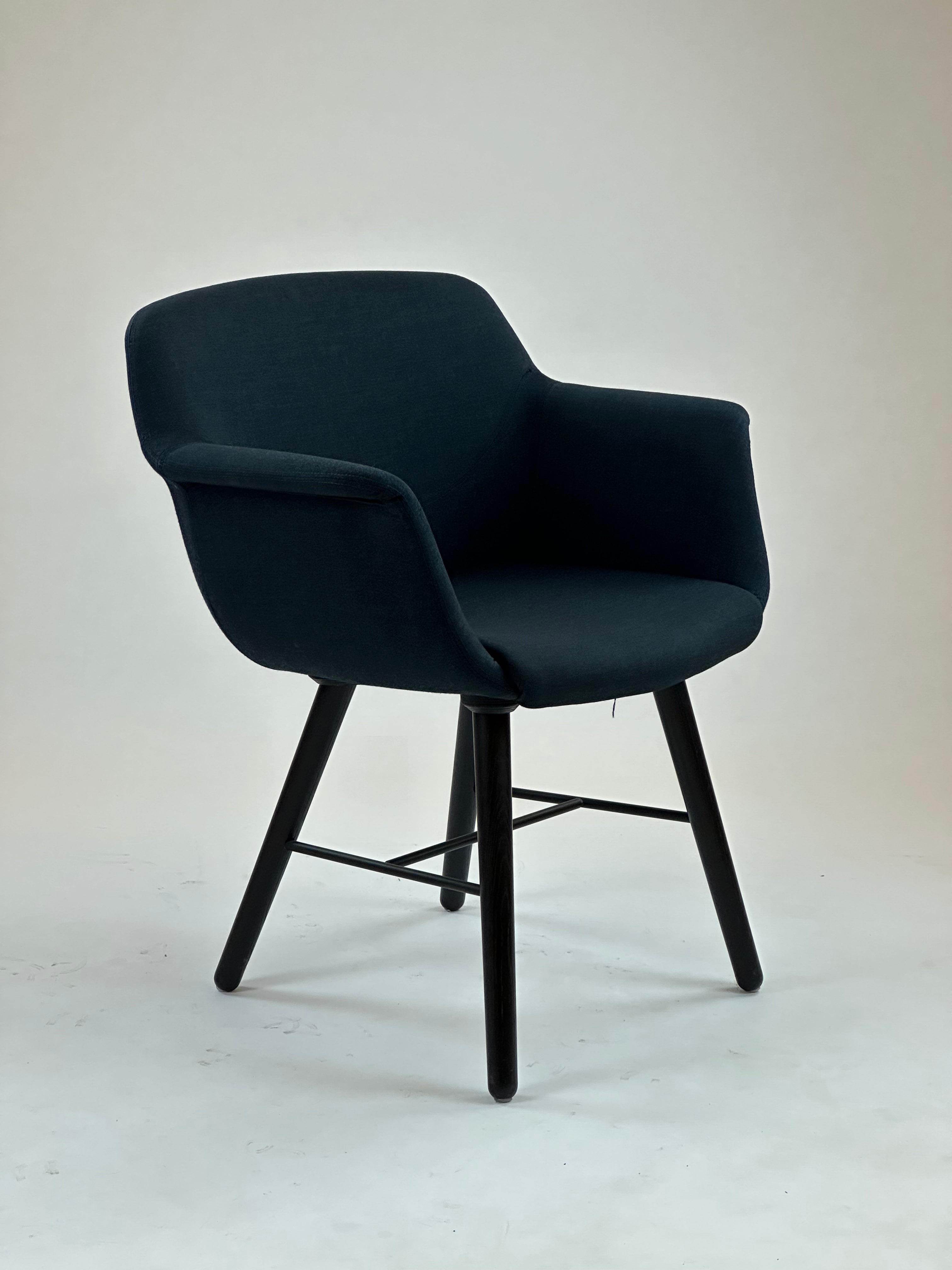 Smile Lounge Stol - Navy blå