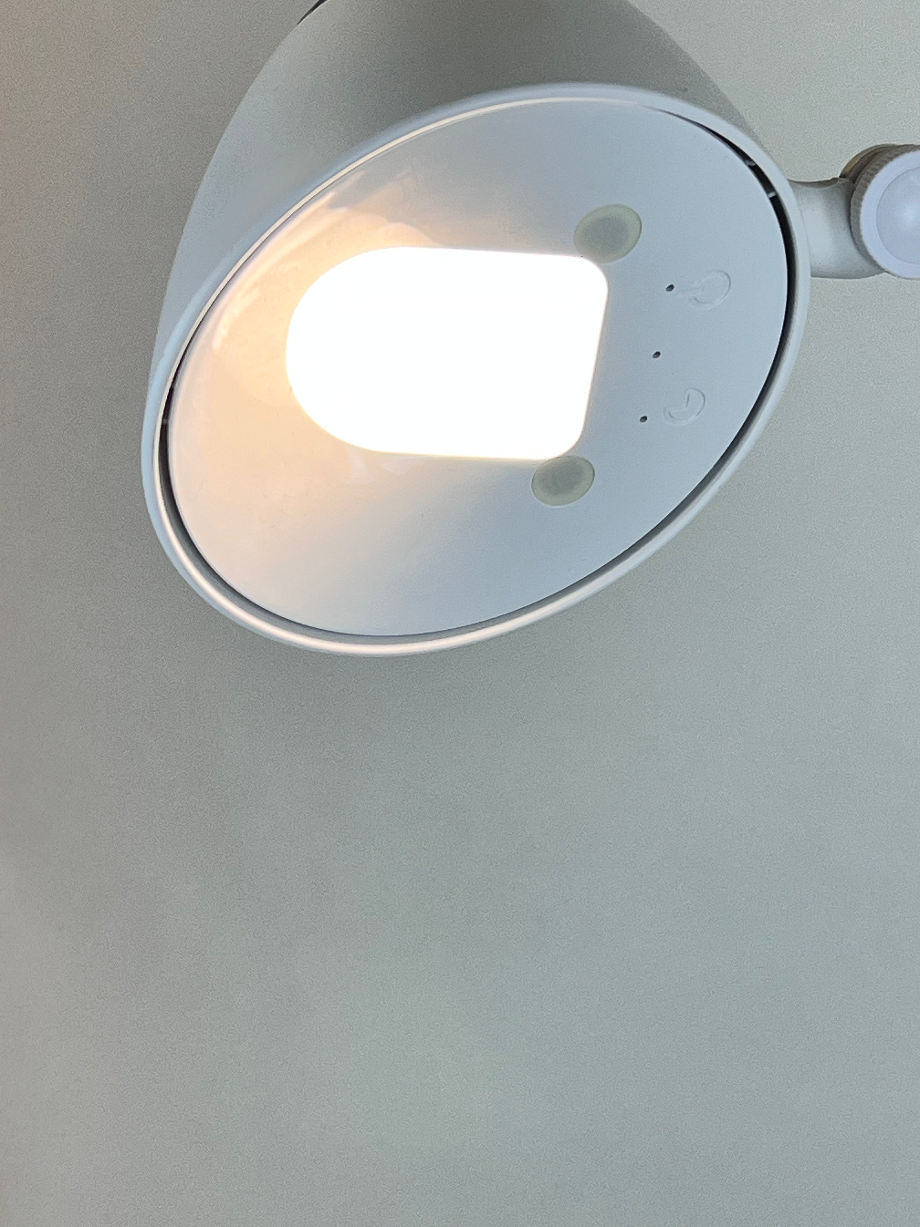 Matting Bordlampe LED hvid