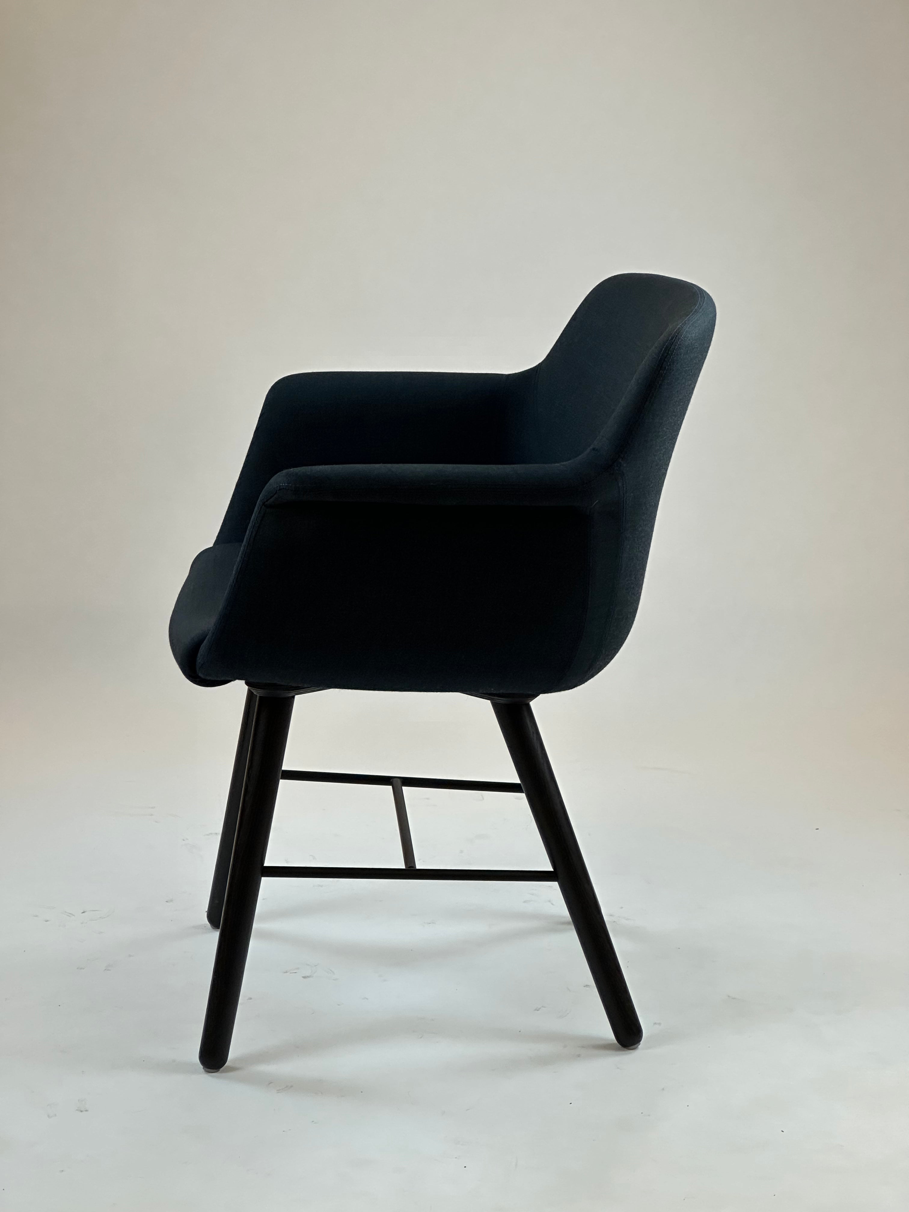 Smile Lounge Stol - Navy blå