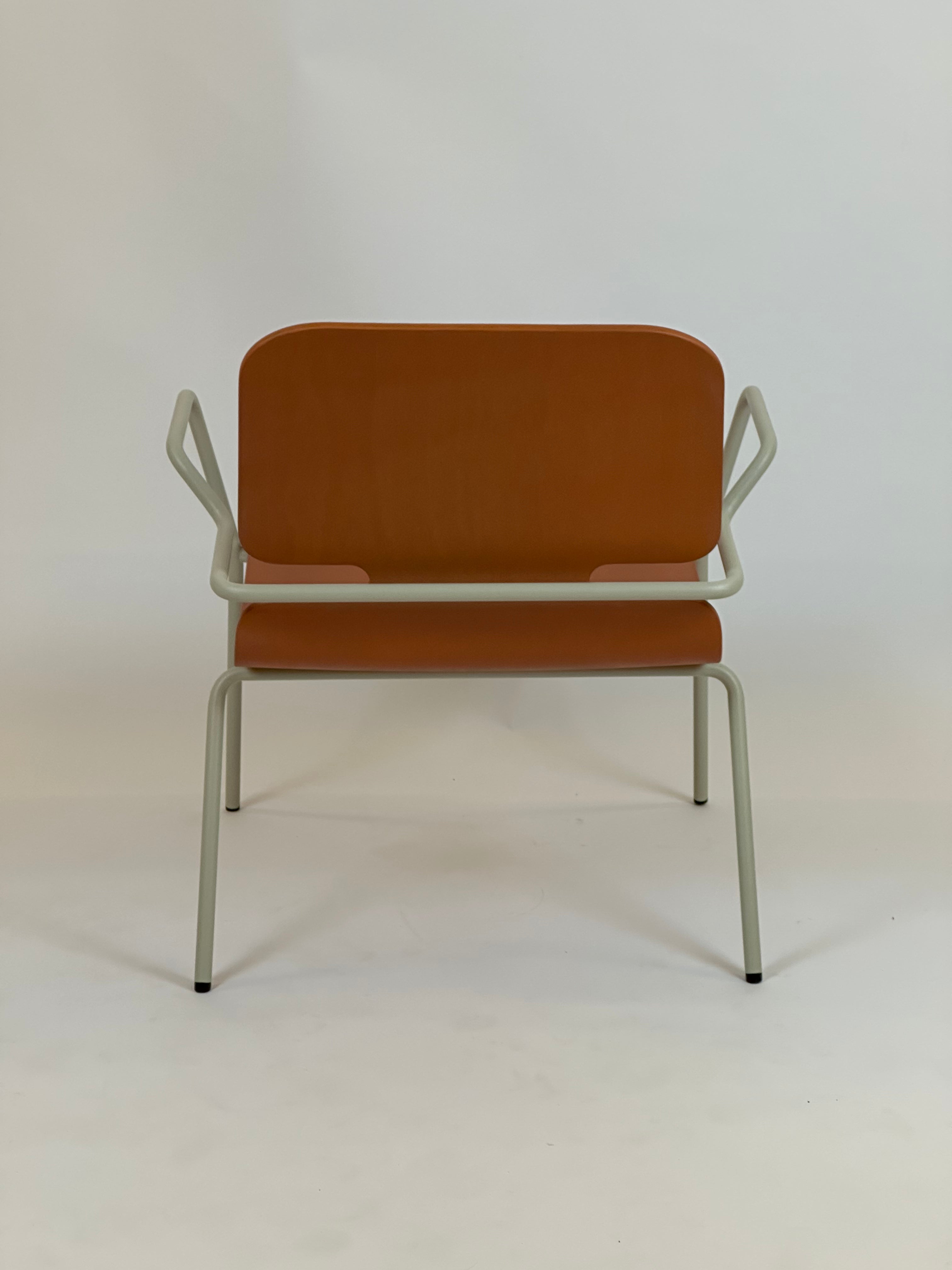 Ohio Wire Lounge - Orange / Grey