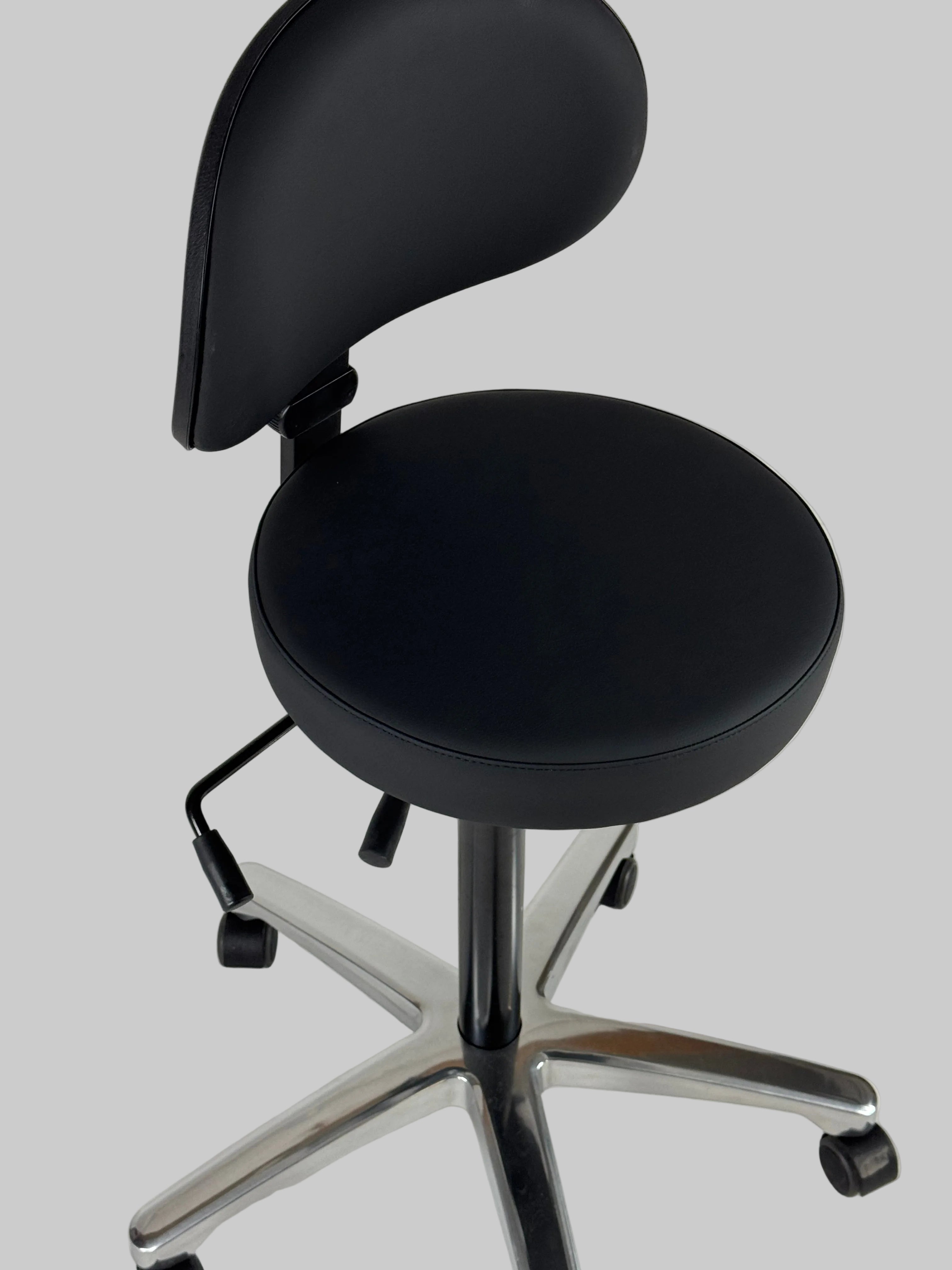 RH Support 4511 Kontorstol – Sort/Krom Stel
