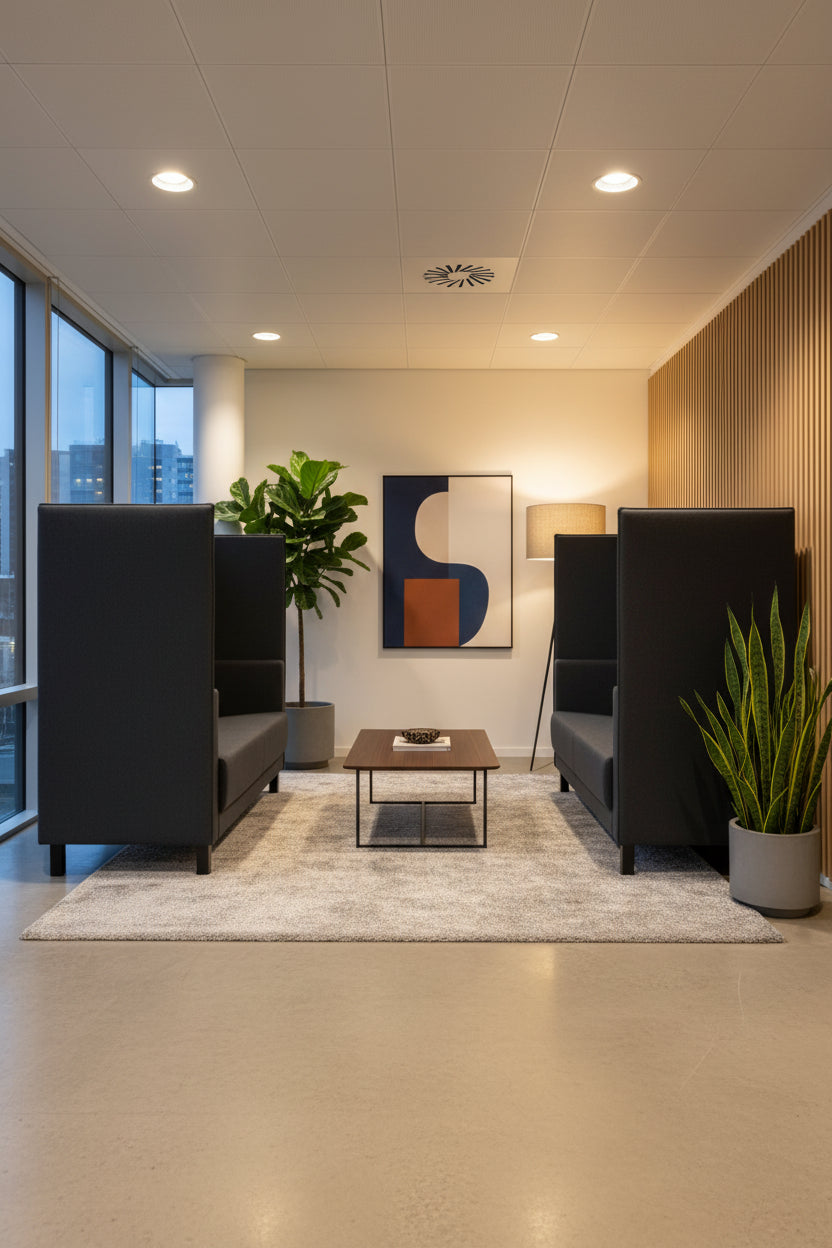 RBM Vancouver Lite VL2,5 Sofa – Mørkegrå/Sort Stel