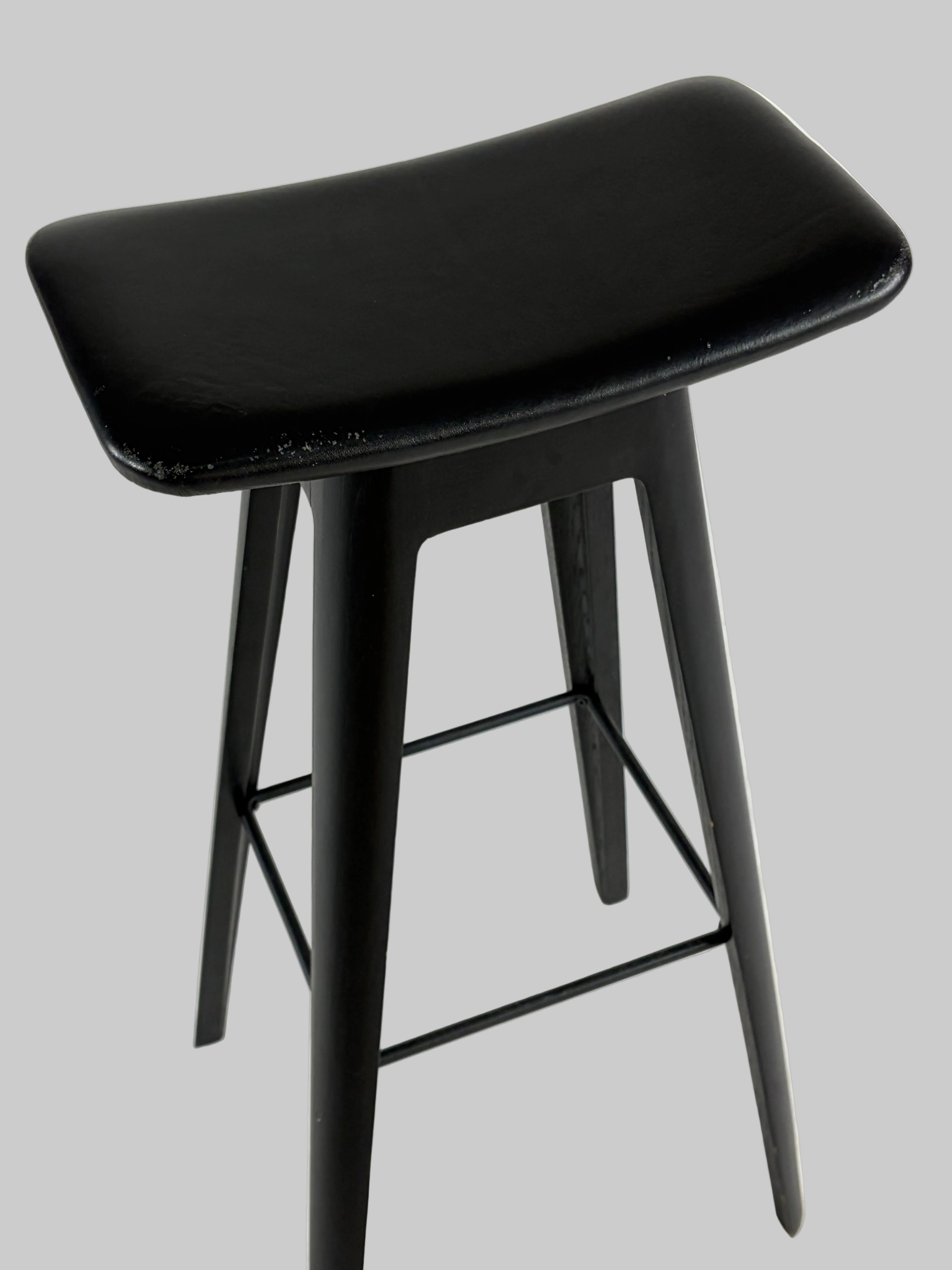 Andersen Furniture HC1 Barstol – Sort Læder SH 80cm