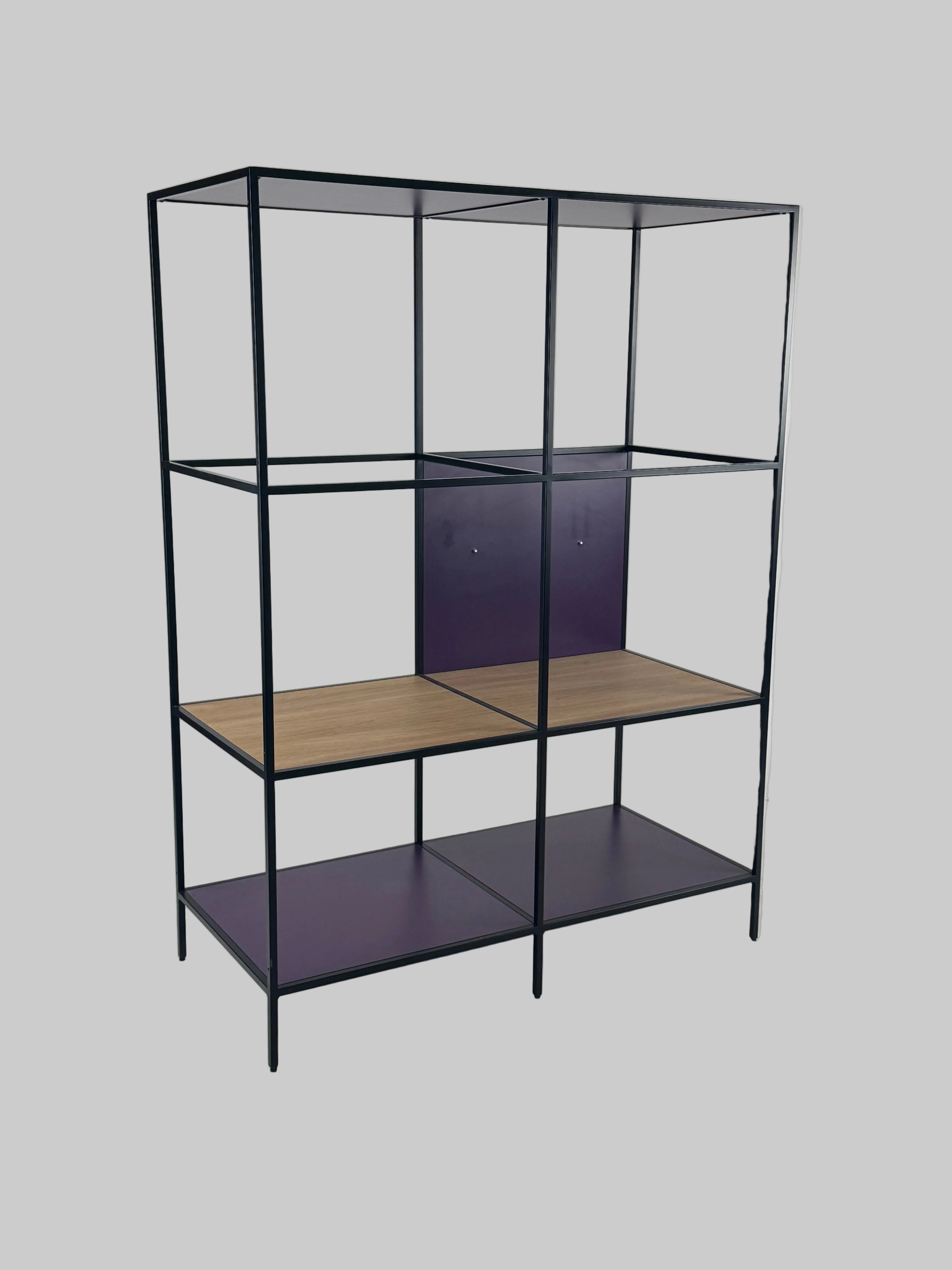 Metalreol – Multifarvet 119x55x161 cm