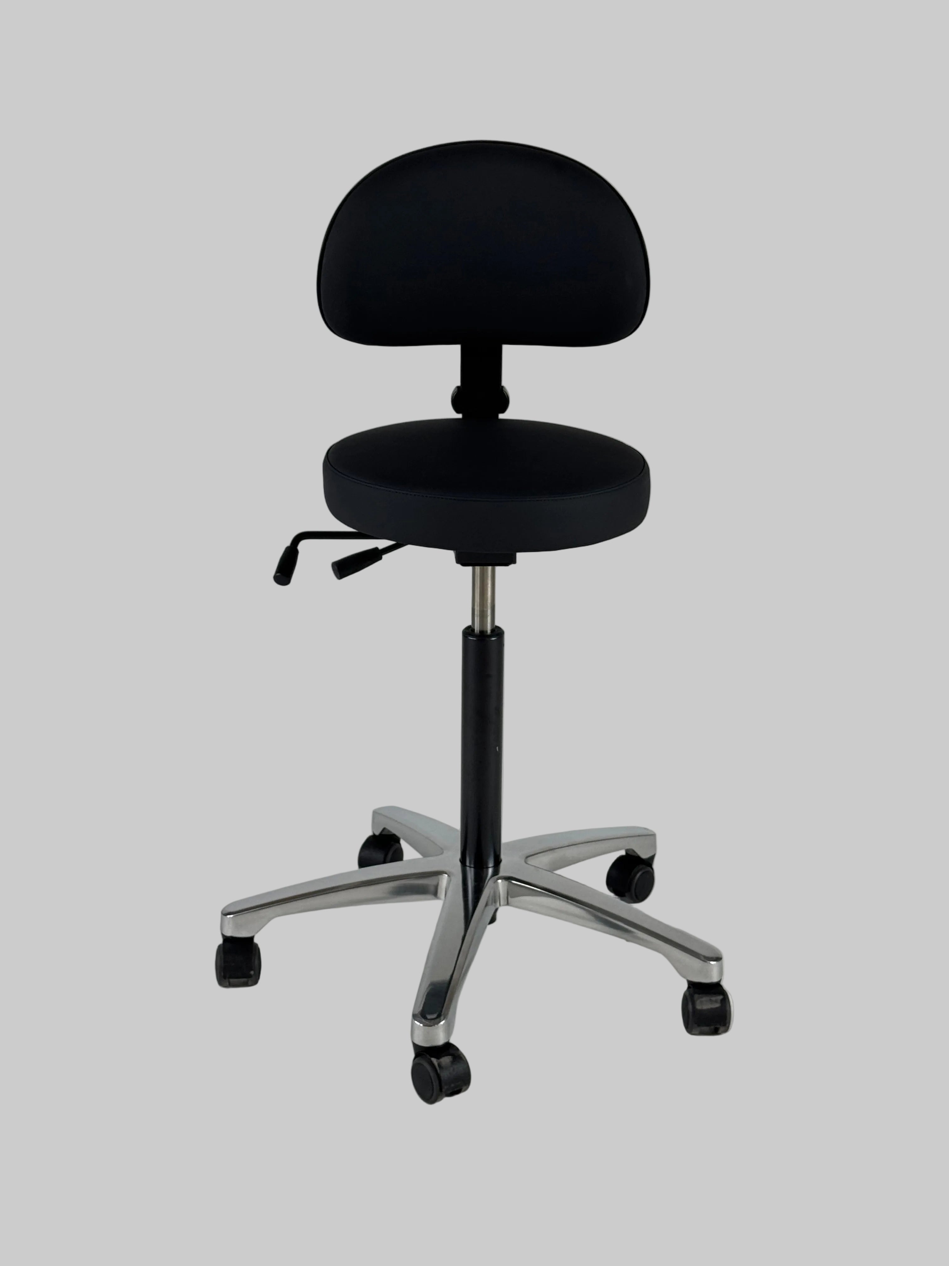 RH Support 4511 Kontorstol – Sort/Krom Stel