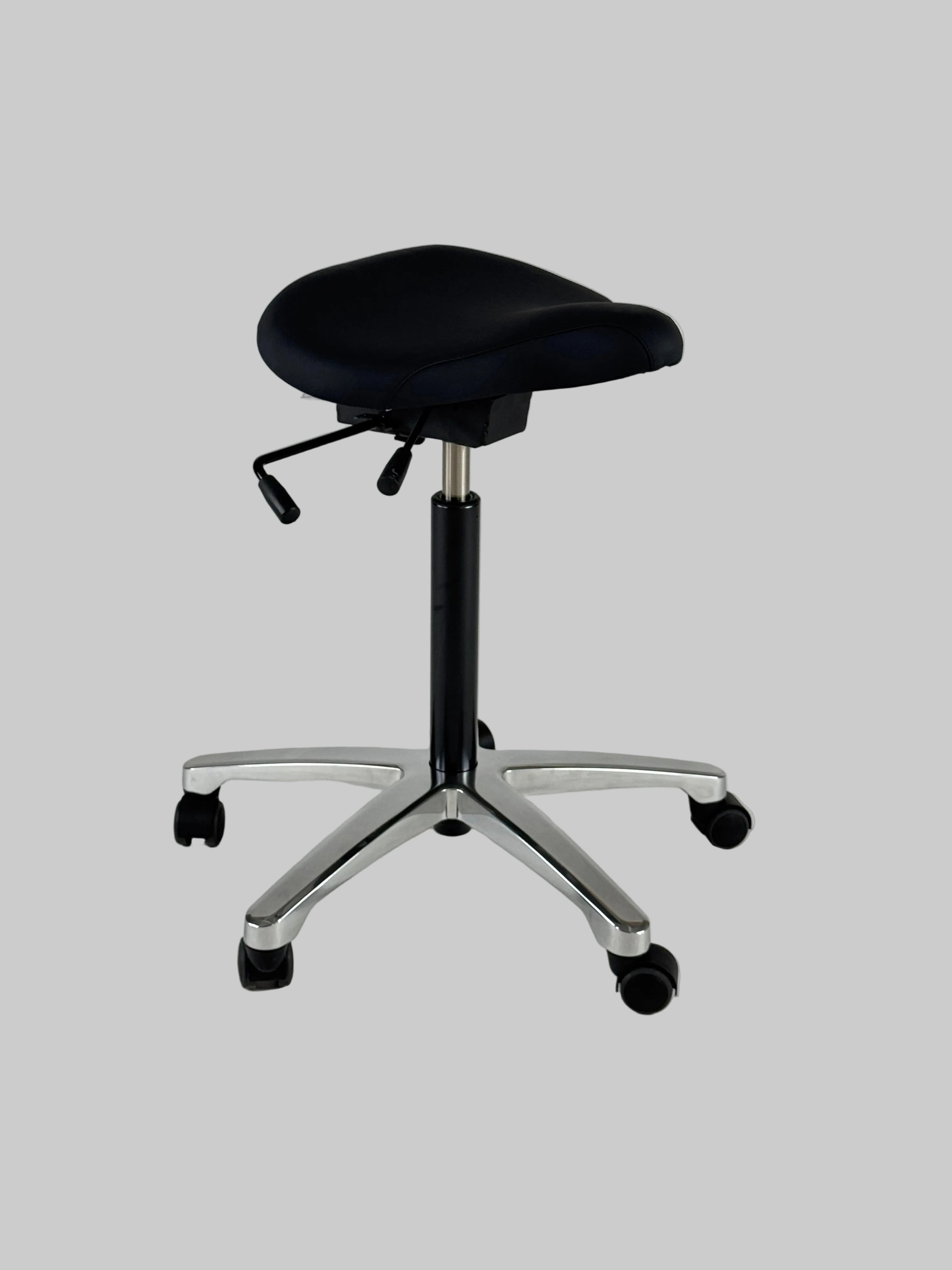 RH Support 4502 Kontorstol – Sort/Krom Stel
