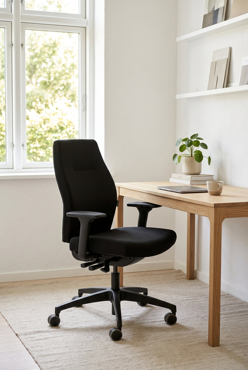 Dauphin Shape XTL Kontorstol – Sort