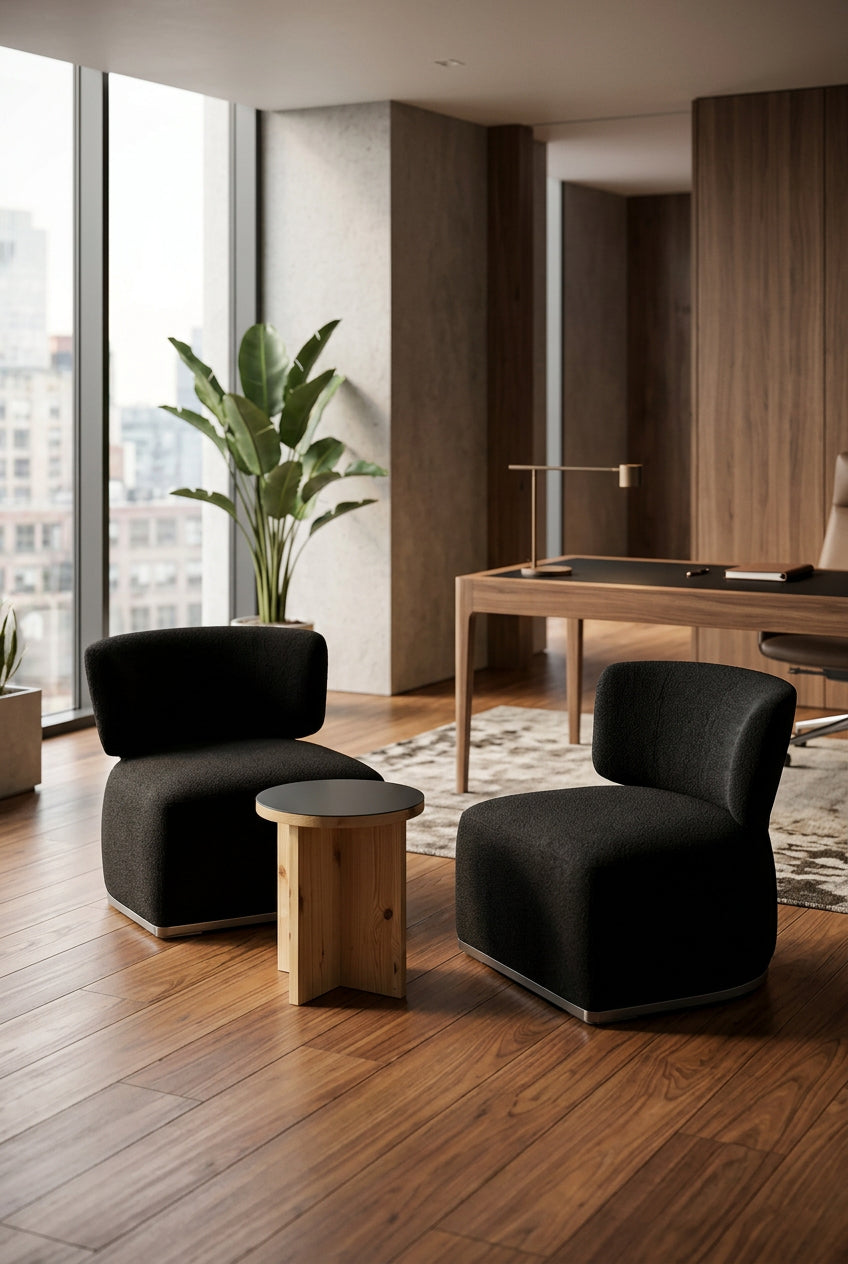 Maxalto Amoneus Loungestol – Sort