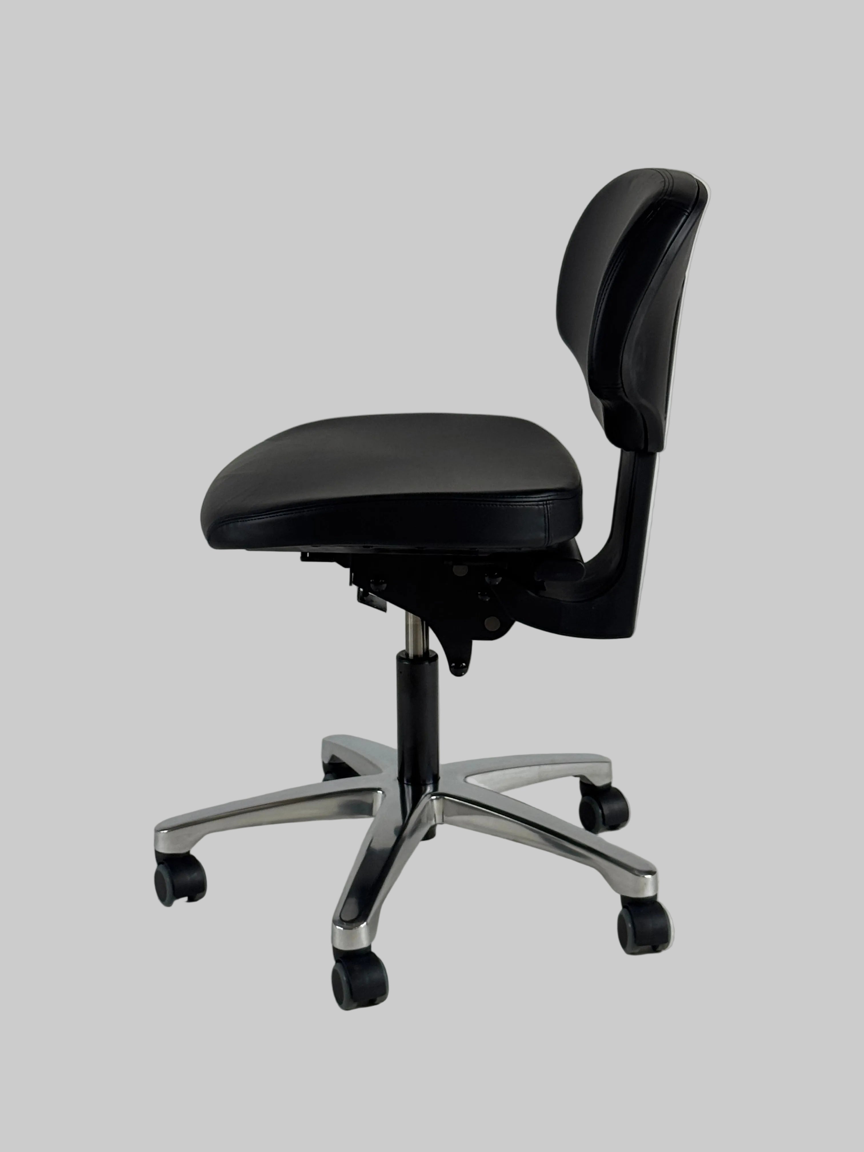 RH Activ 200 Kontorstol – Sort/Krom Stel
