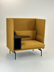 Muuto Outline Highback Work 100 Sofa (Mustard)
