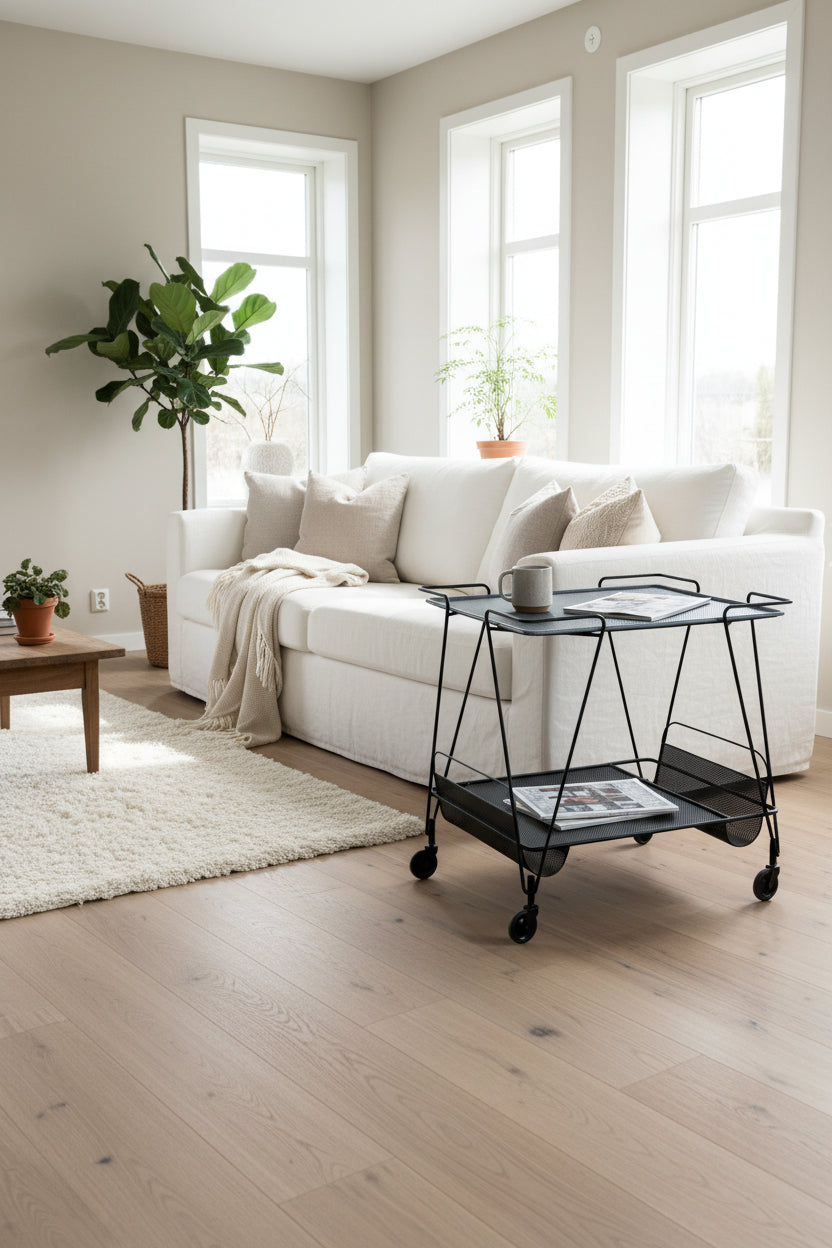 GUBI Matégot Trolley – Blå/Sort