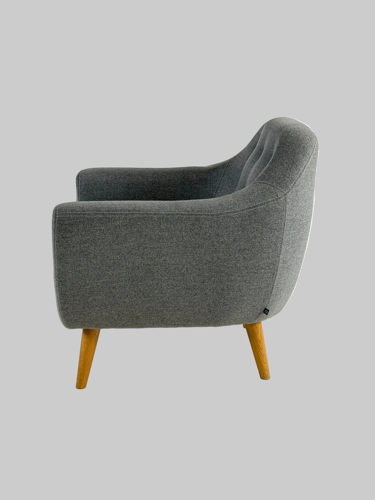 SofaCompany Loungestol – Grå/Natur Stel