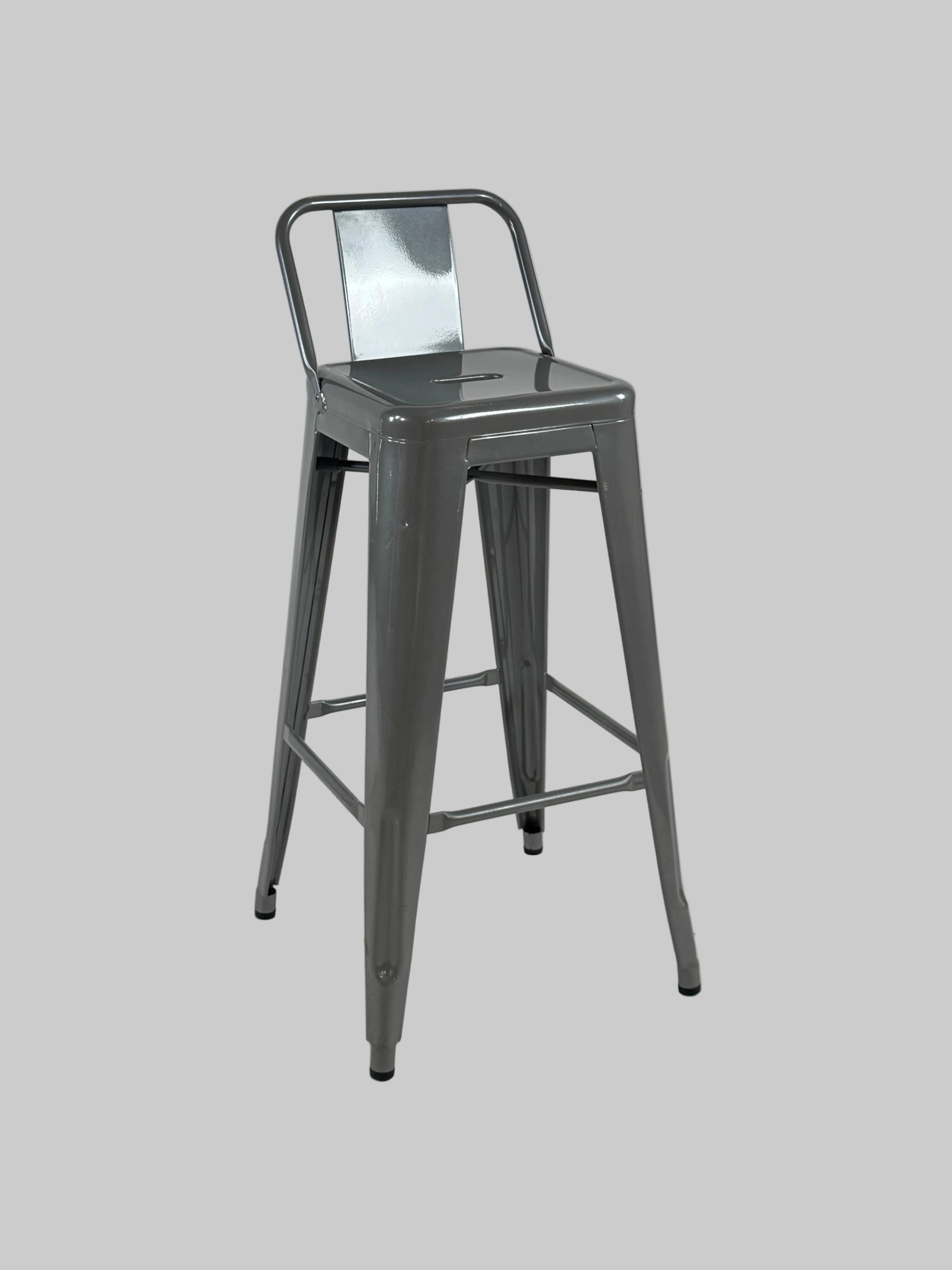 Tolix HPD75 Barstol – Grå SH 75 cm