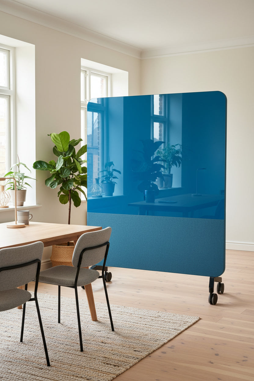 Lintex Mood Fabric Mobile Tavle – Blå 150x196cm
