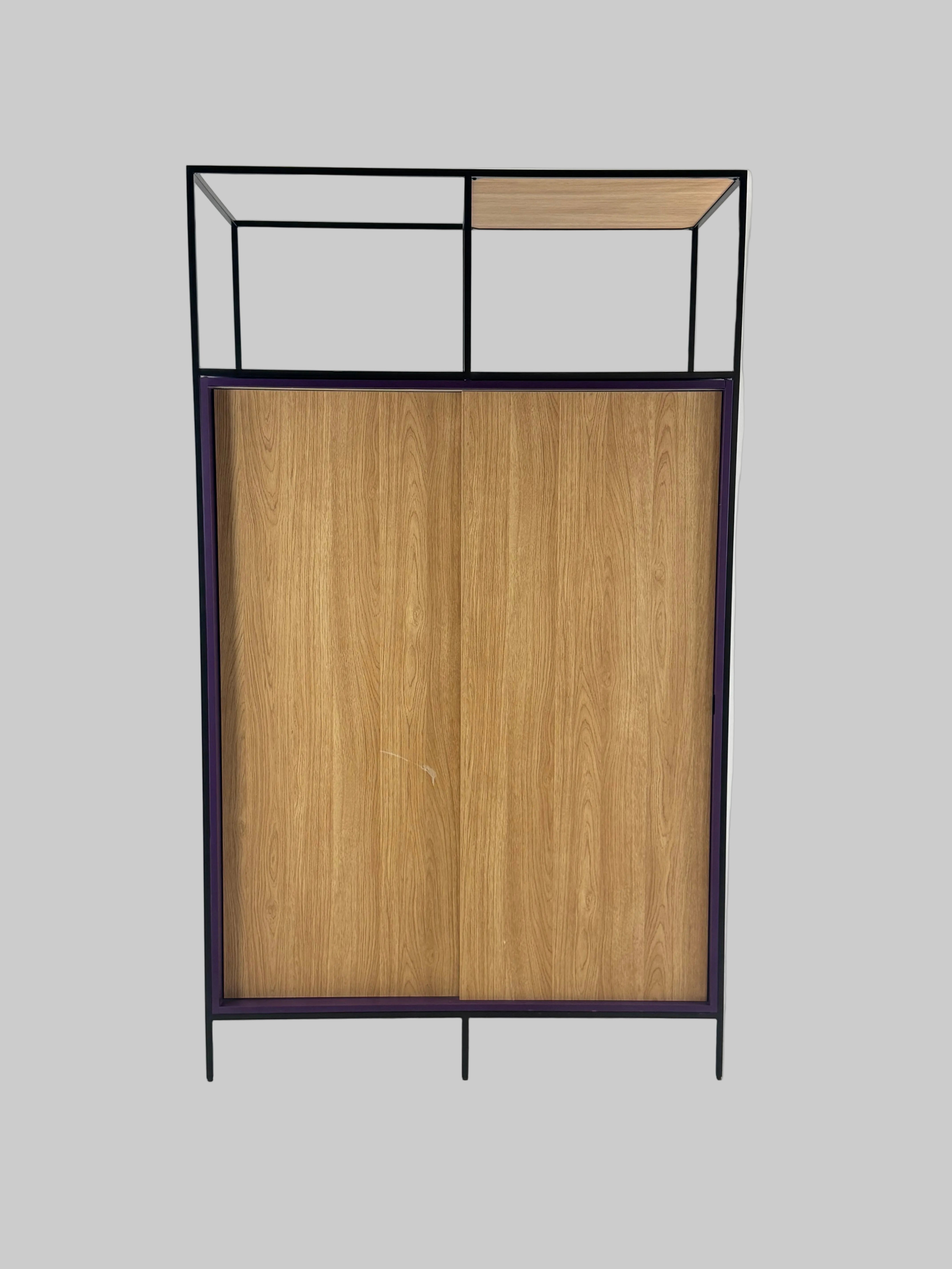 Metalreol – Multifarvet 119x55x202 cm