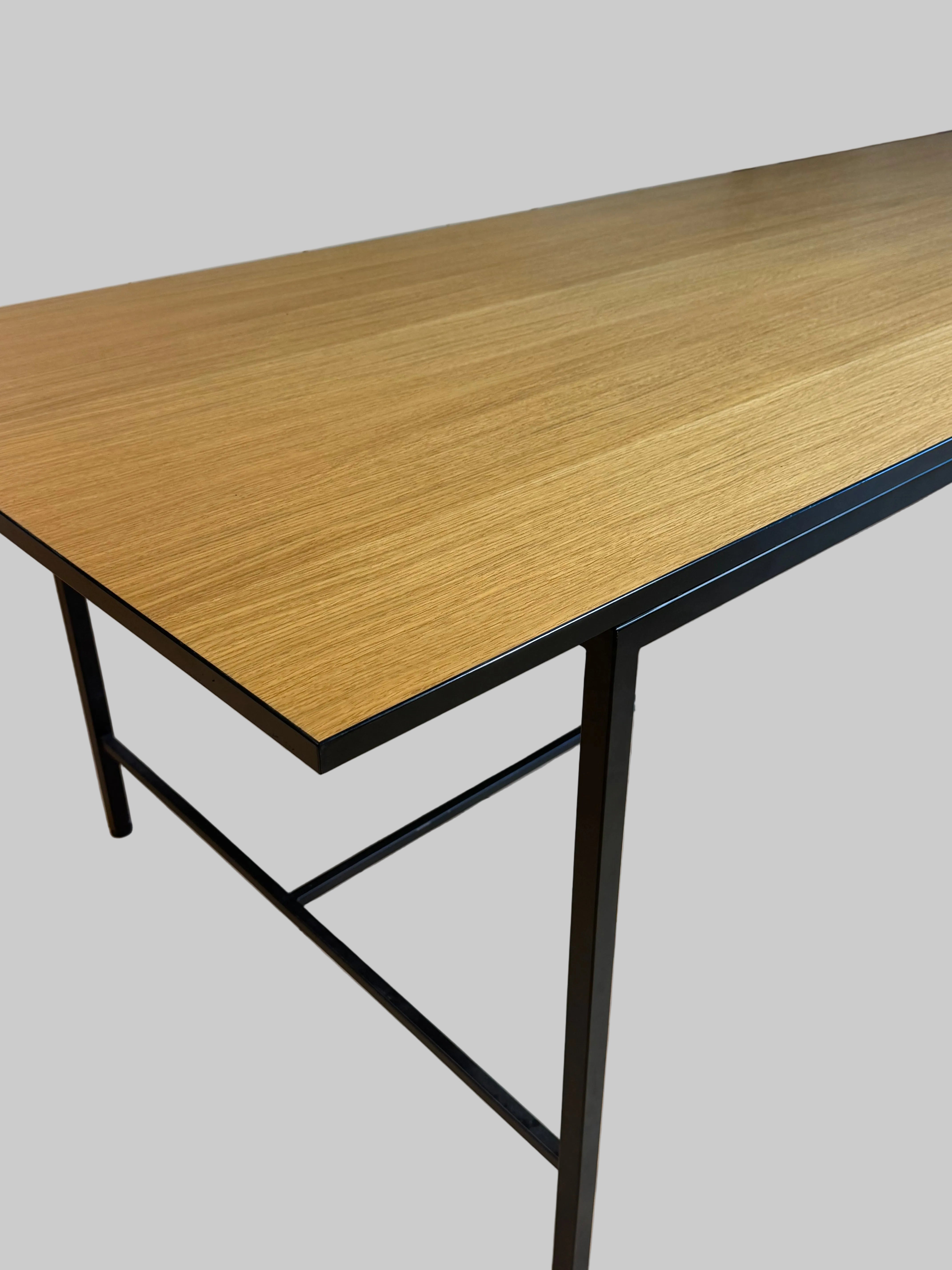 Bord – Natur/Sort Stel 240x90x73cm