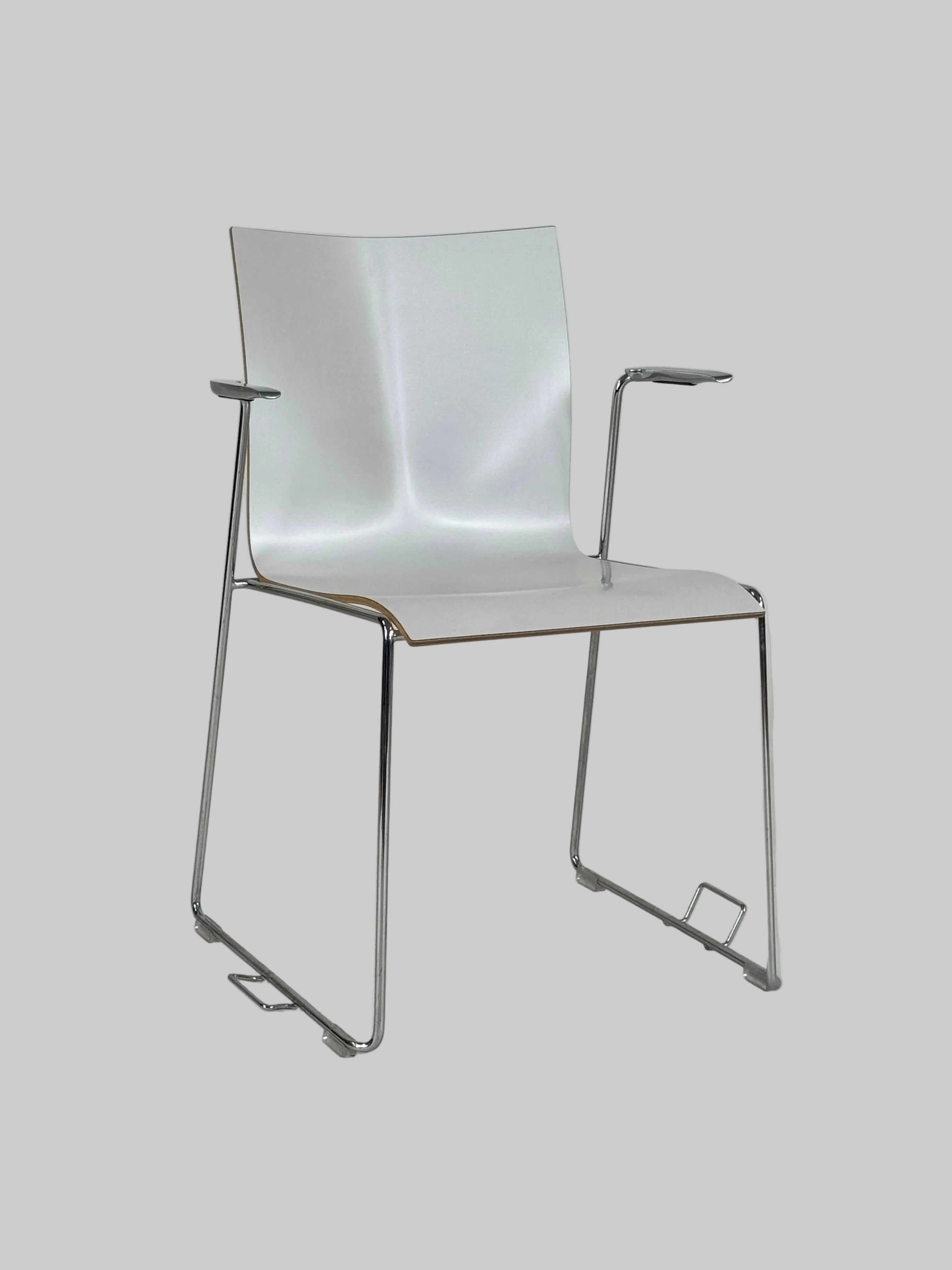 Engelbrechts Chairik 111 Stol – Hvid/Krom