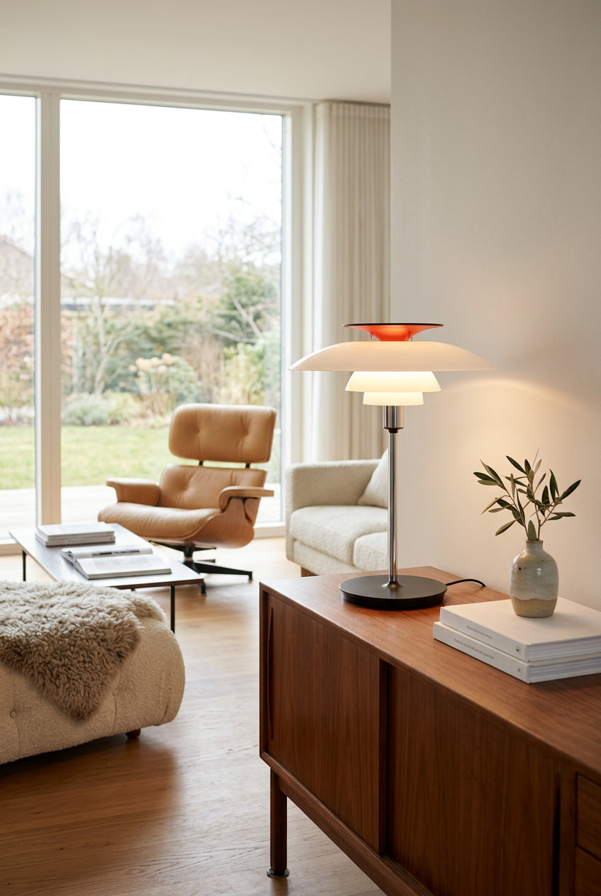 Louis Poulsen PH80 Bordlampe – Hvid Ø55cm