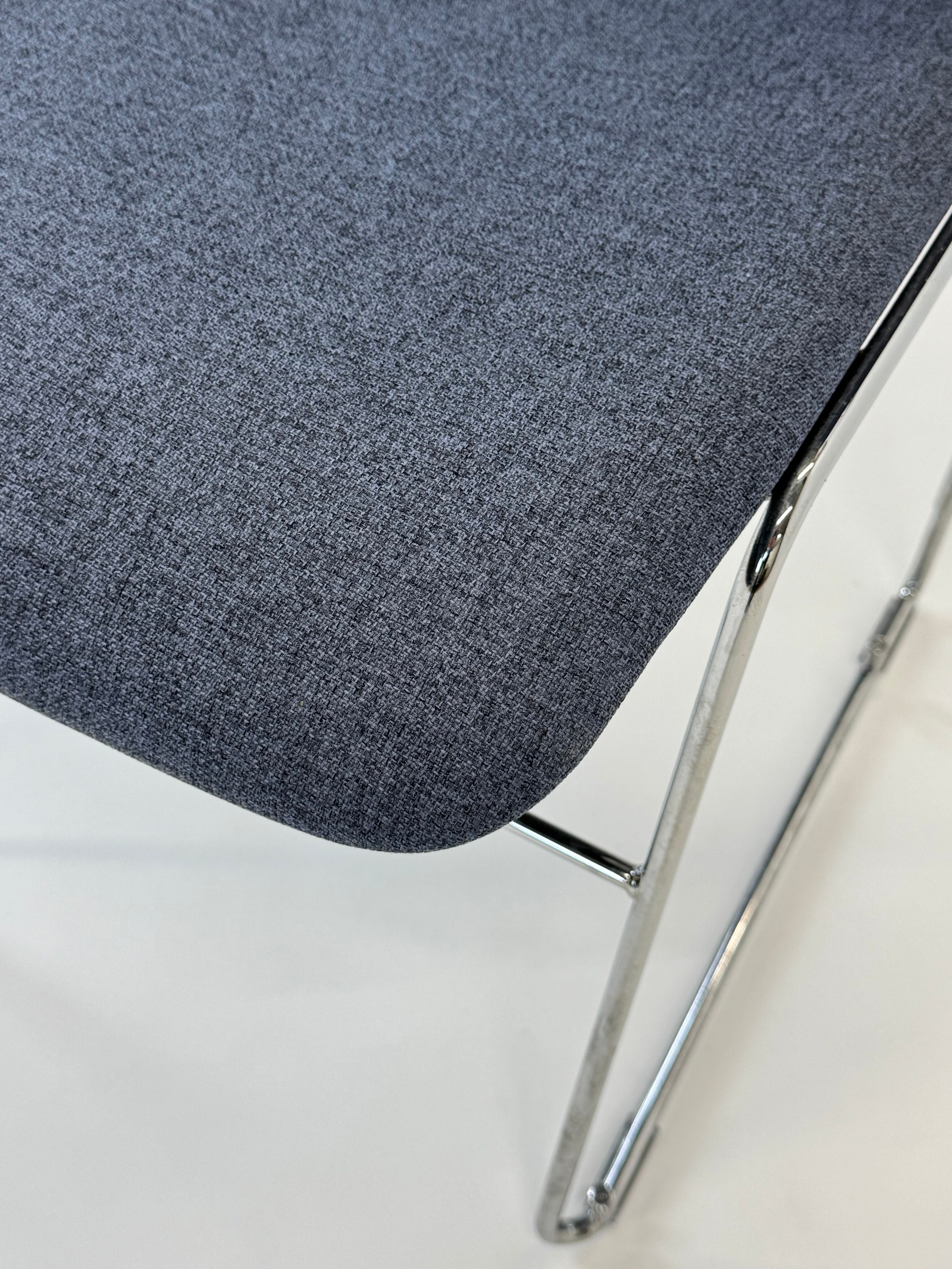 Howe | 40/4 Konferencestol (Blå m. Krom Stel)