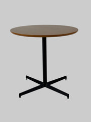 Rundt Bord - Natur/Sort Stel Ø80 cm