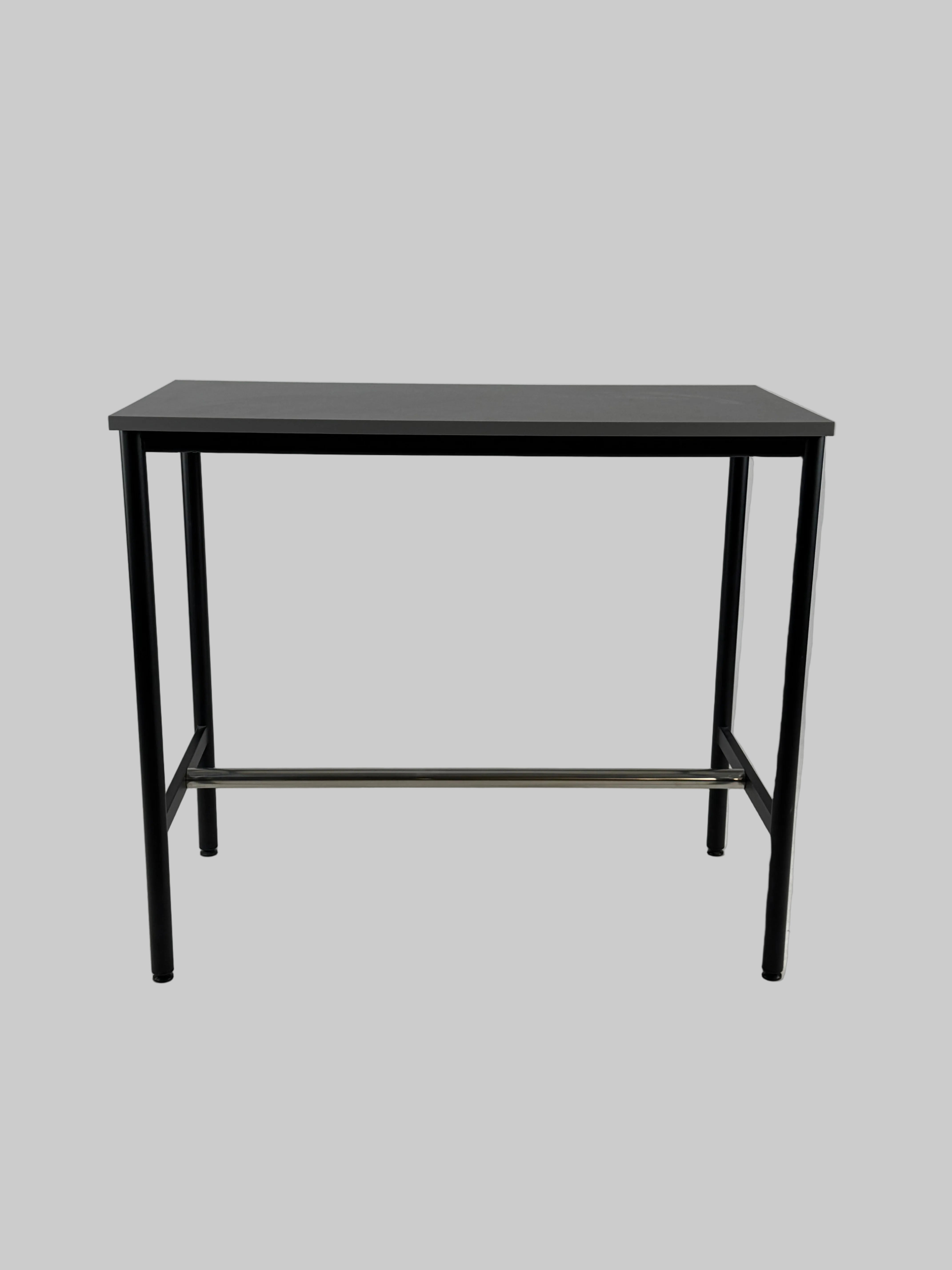 Højbord – Grå/Sort Stel 120x60x105cm