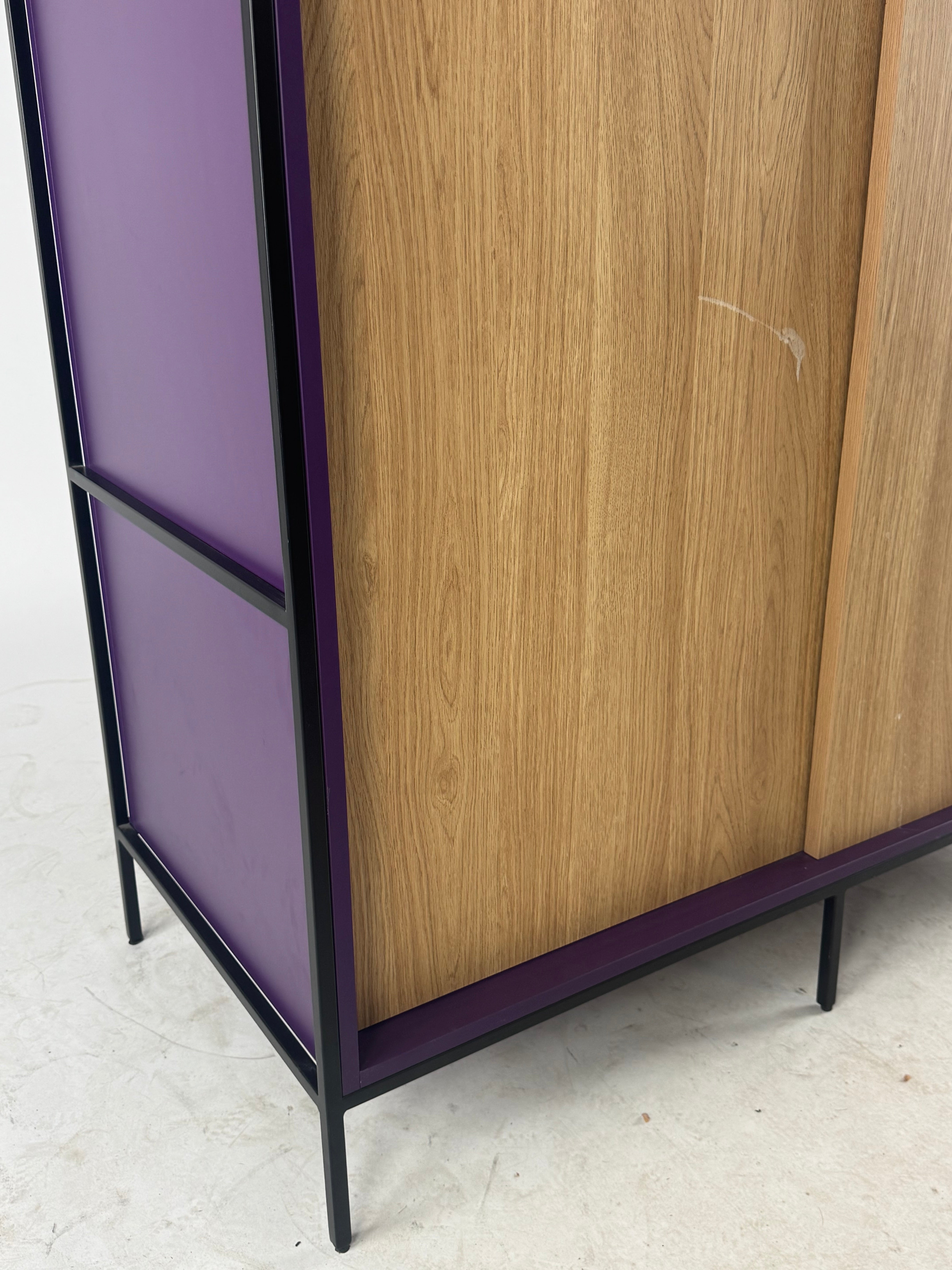 Metalreol – Multifarvet 119x55x202 cm
