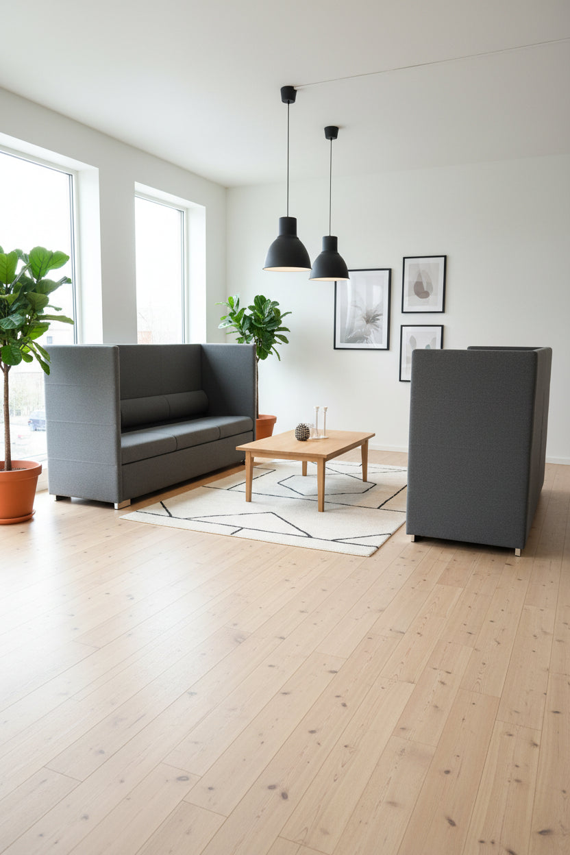 Office2Go Private Line Sofa – Mørkegrå