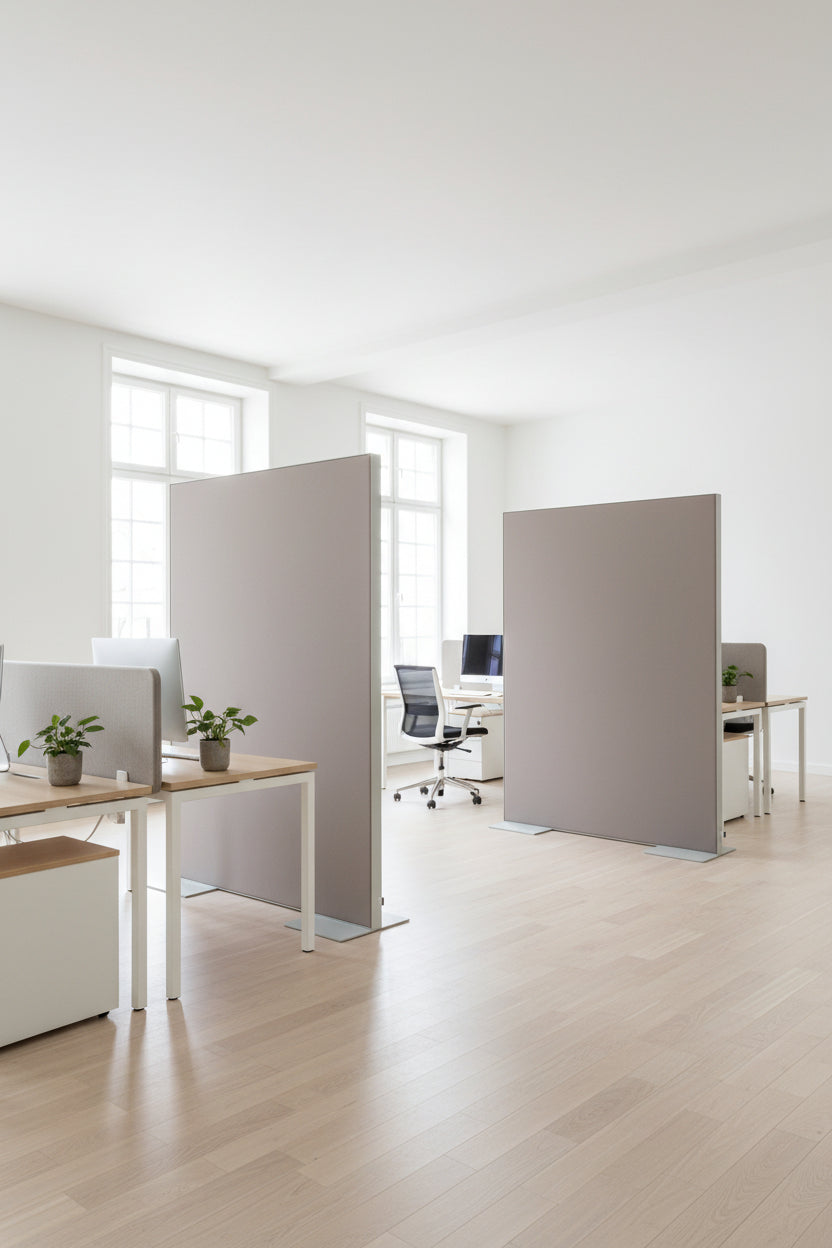 Akuart Supersonic Floor Screen – Grå 120x180cm