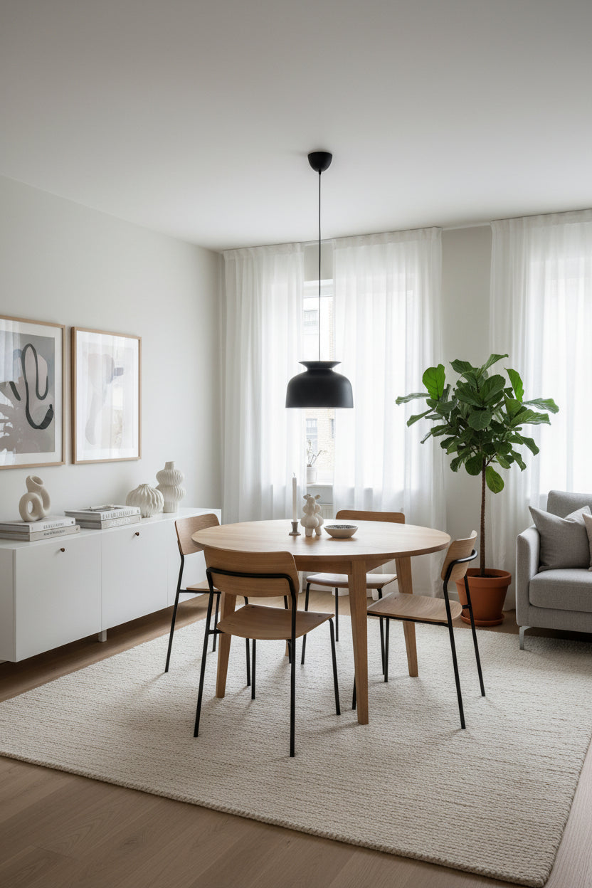 GUBI Ronde Lampe – Sort Ø40 cm