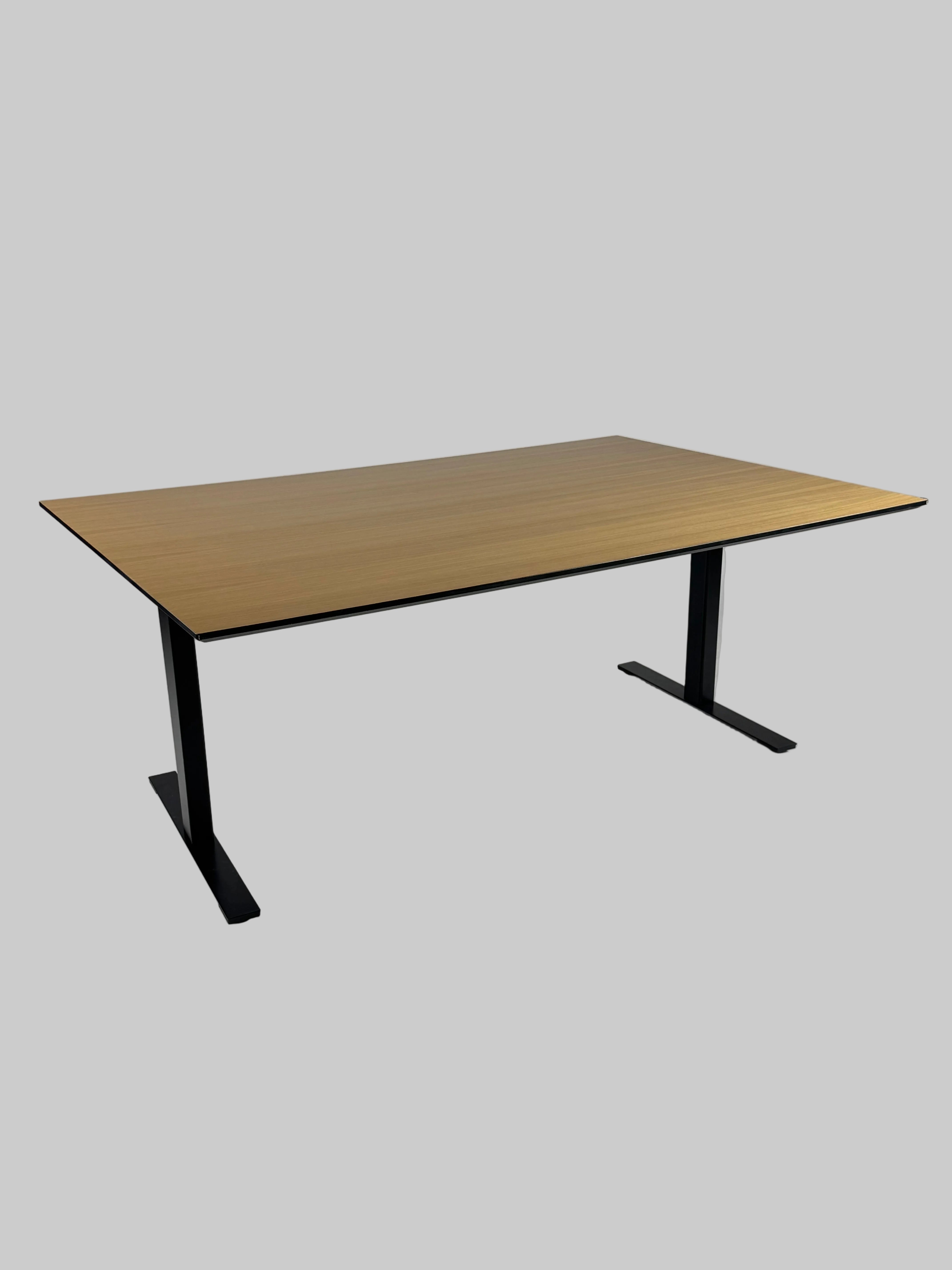 Dencon Delta Bord – Natur/Sort Stel 180x120x74 cm