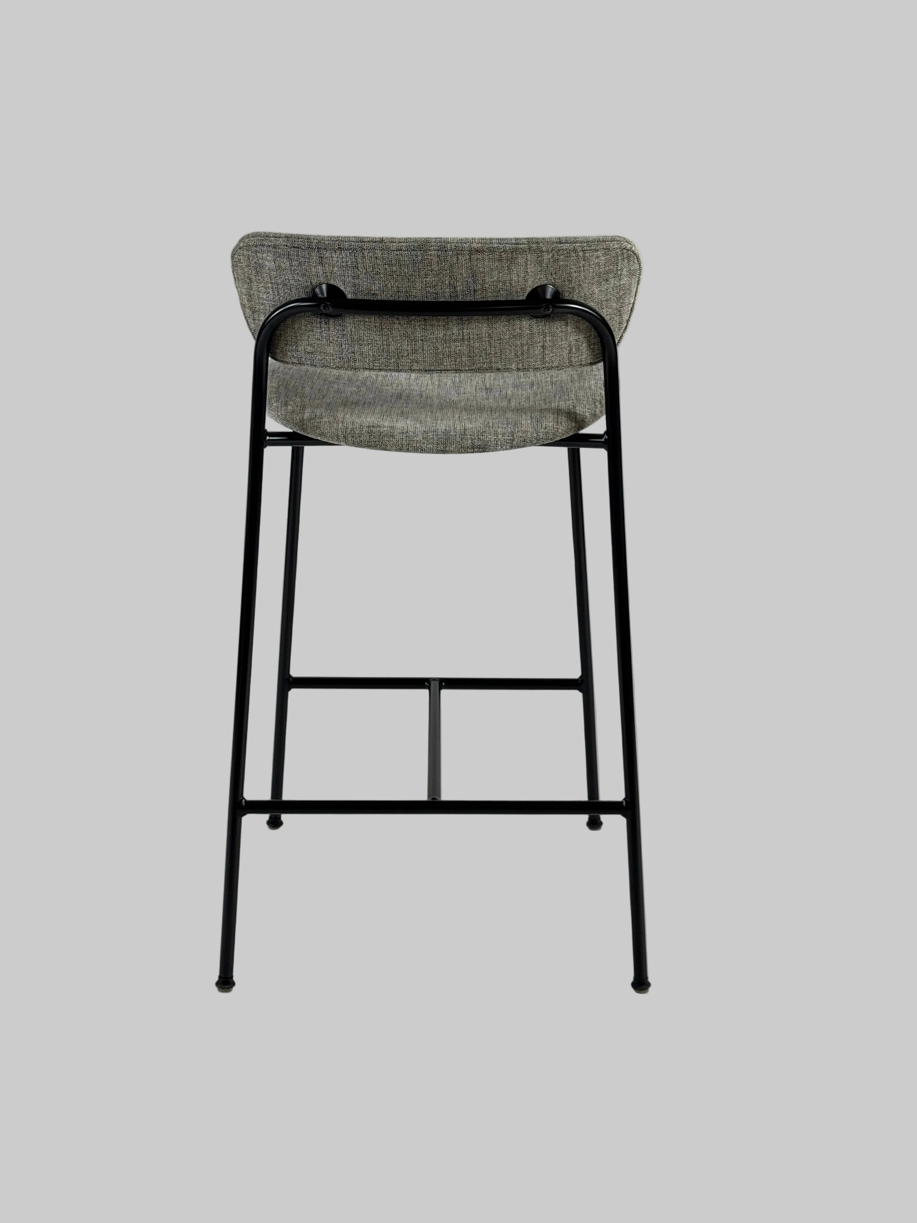 &tradition Pavilion Barstol – Grå med Sort Stel SH 65 cm