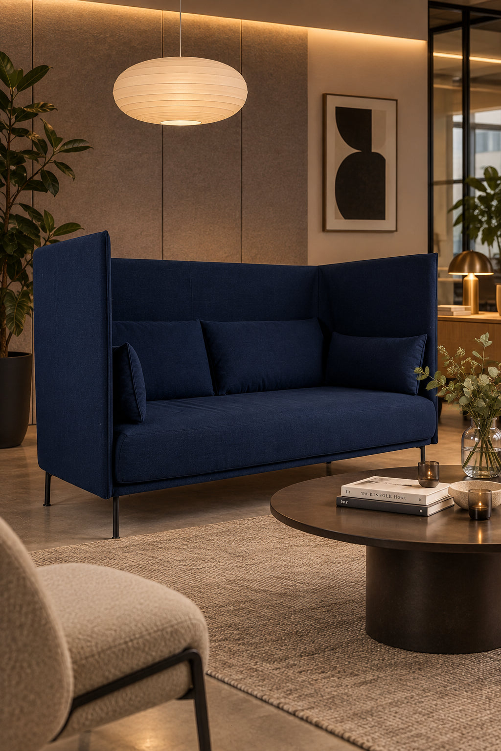 HAY Silhouette Sofa – Navy