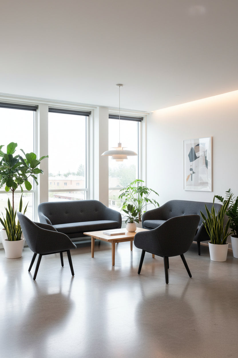 HAY AAL82 Loungestol – Grå/Sort Stel