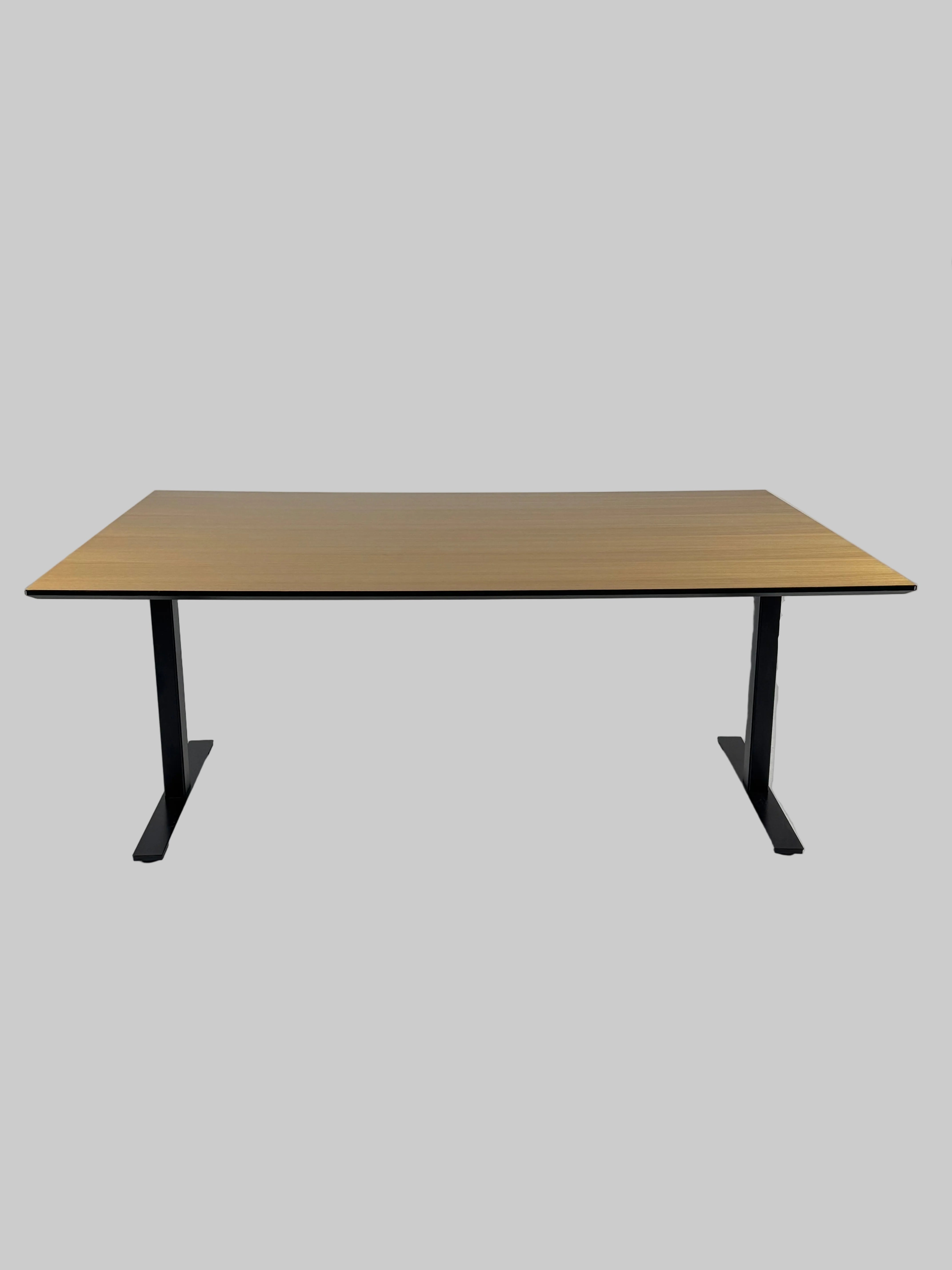 Dencon Delta Bord – Natur/Sort Stel 180x120x74 cm