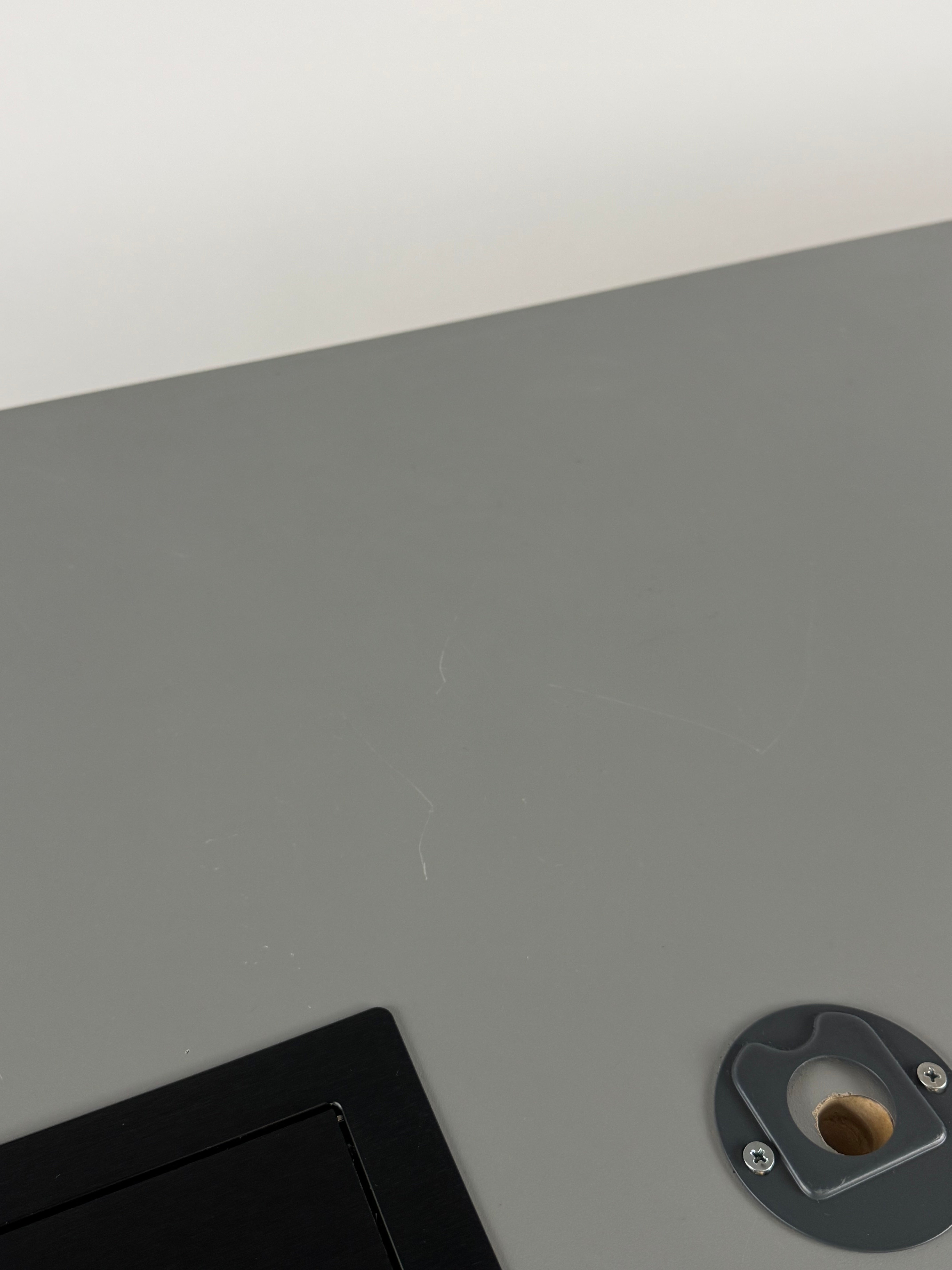 Mødebord – Grå/Orange Stel 280x90cm