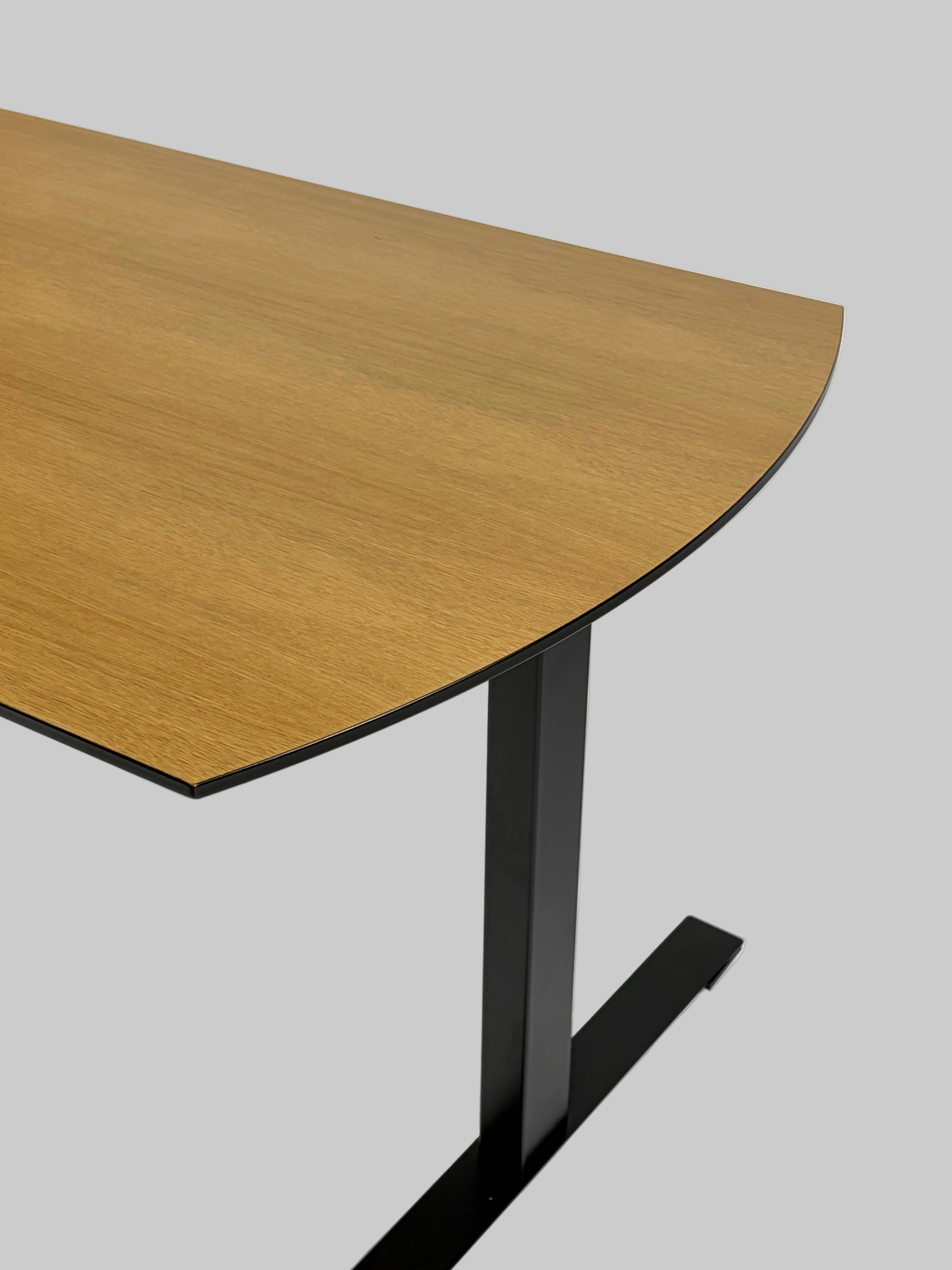 Dencon Delta Bord – Natur/Sort Stel 160x80x74cm