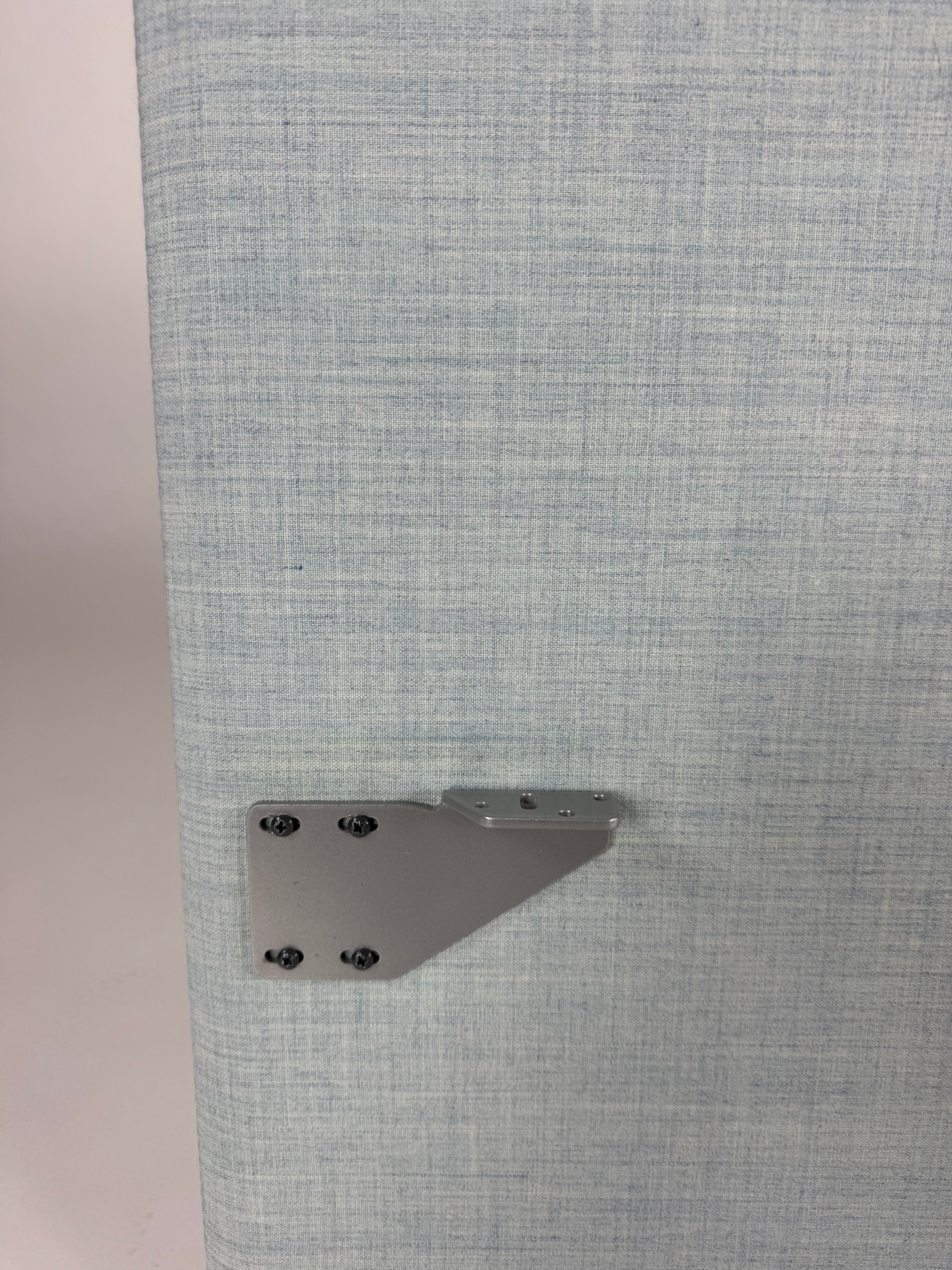 Bordskærm – Lyseblå 160x80 cm