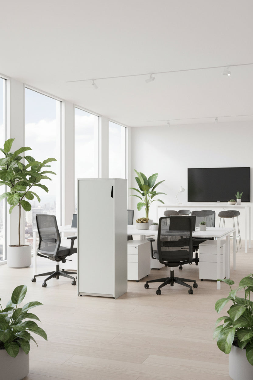 Holmris B8 Genese Udtræksskab - Hvid