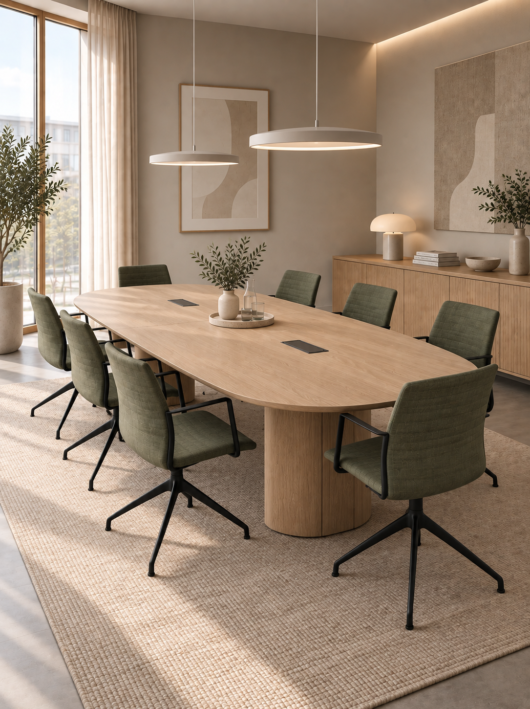 Savir Design Gate 11 Stol – Grøn/Sort Stel